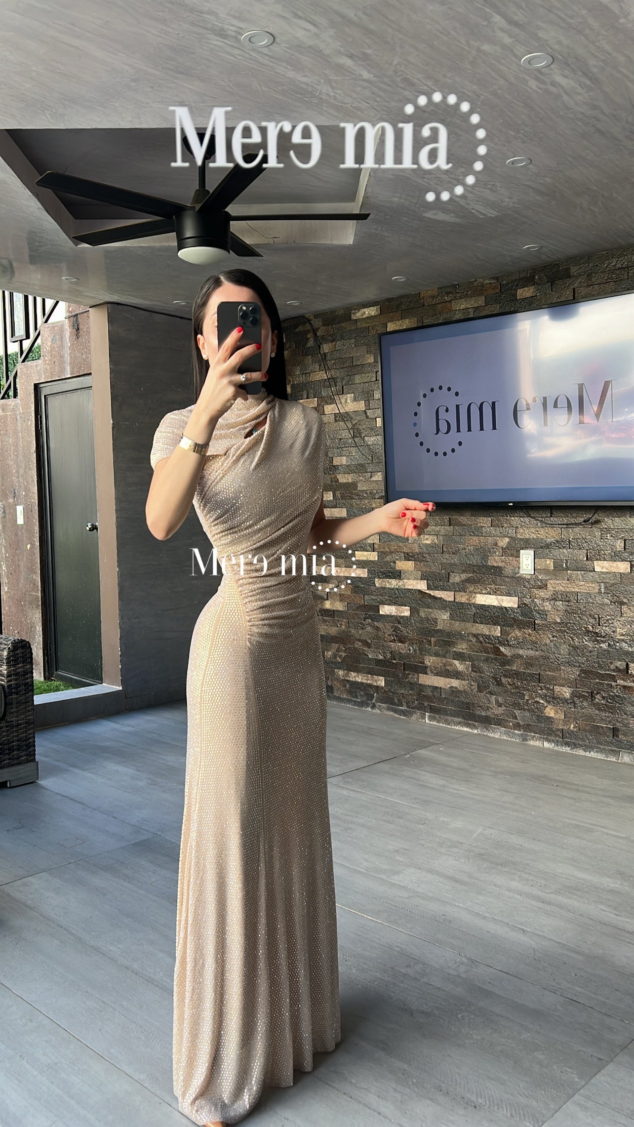 Vestido puntos hoyo mc