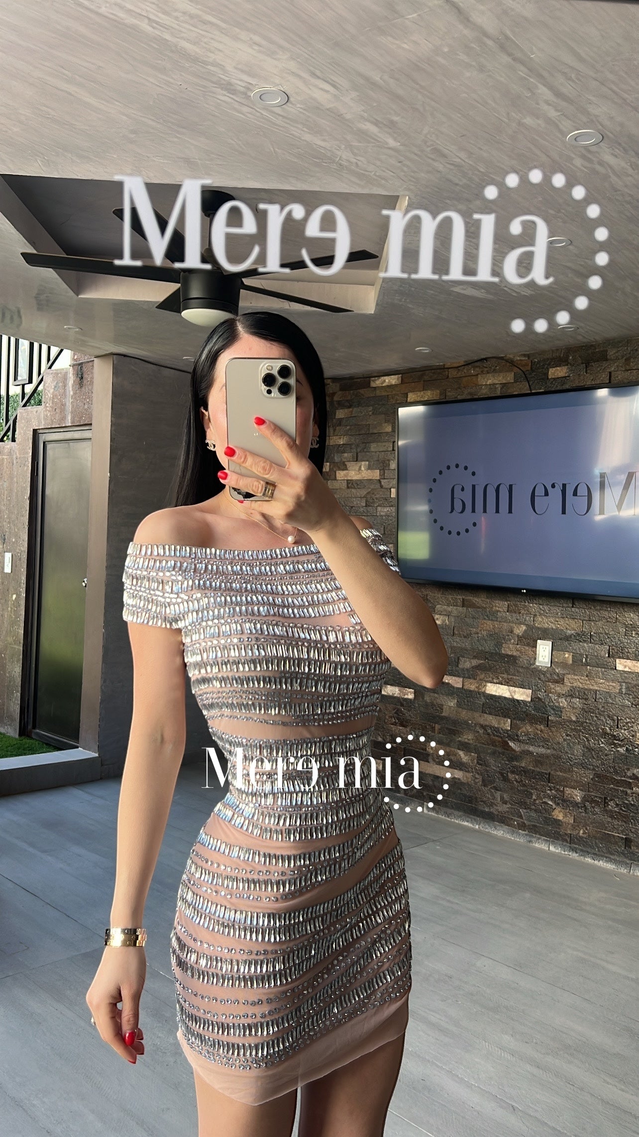 Vestido corto apl