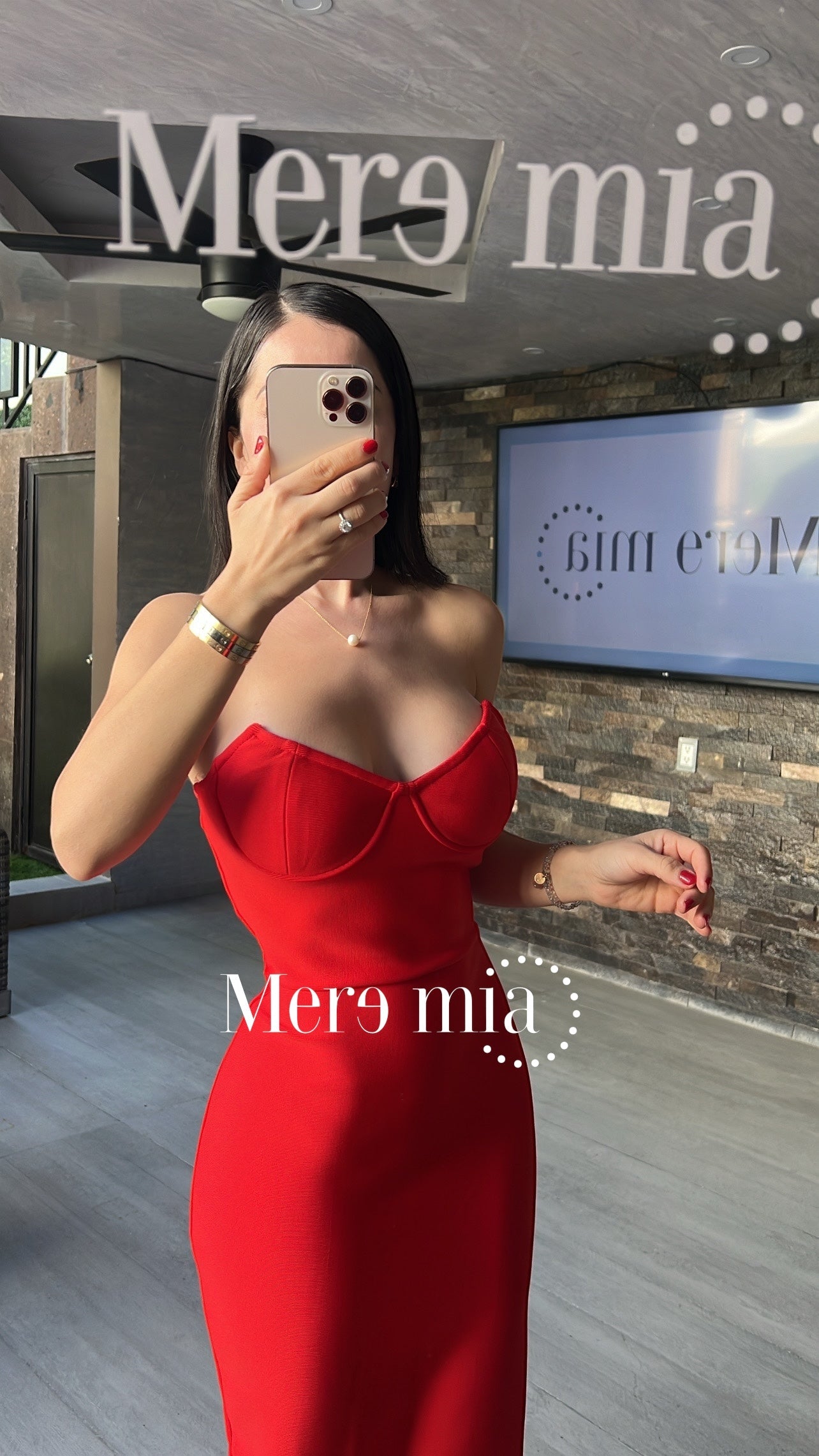 Vestido copas strapp