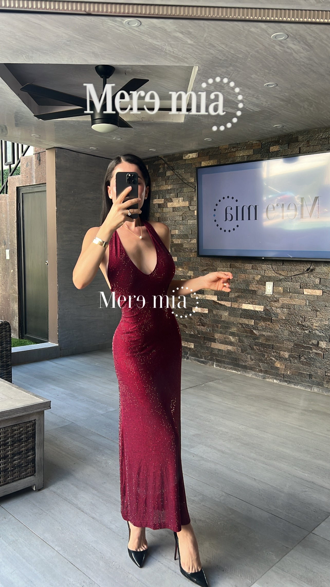 Vestido espalda suelto