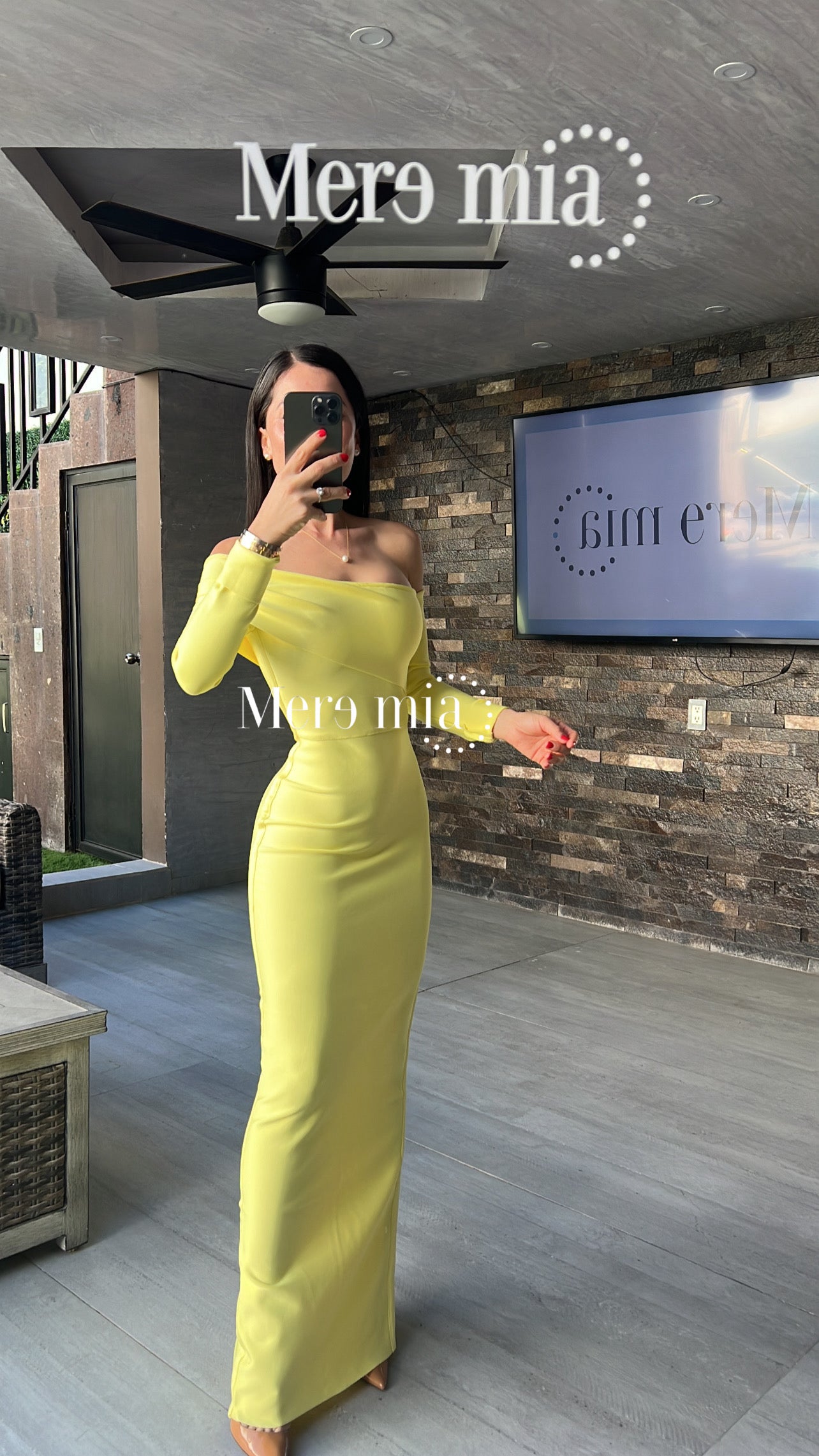 Vestido ml homb liso