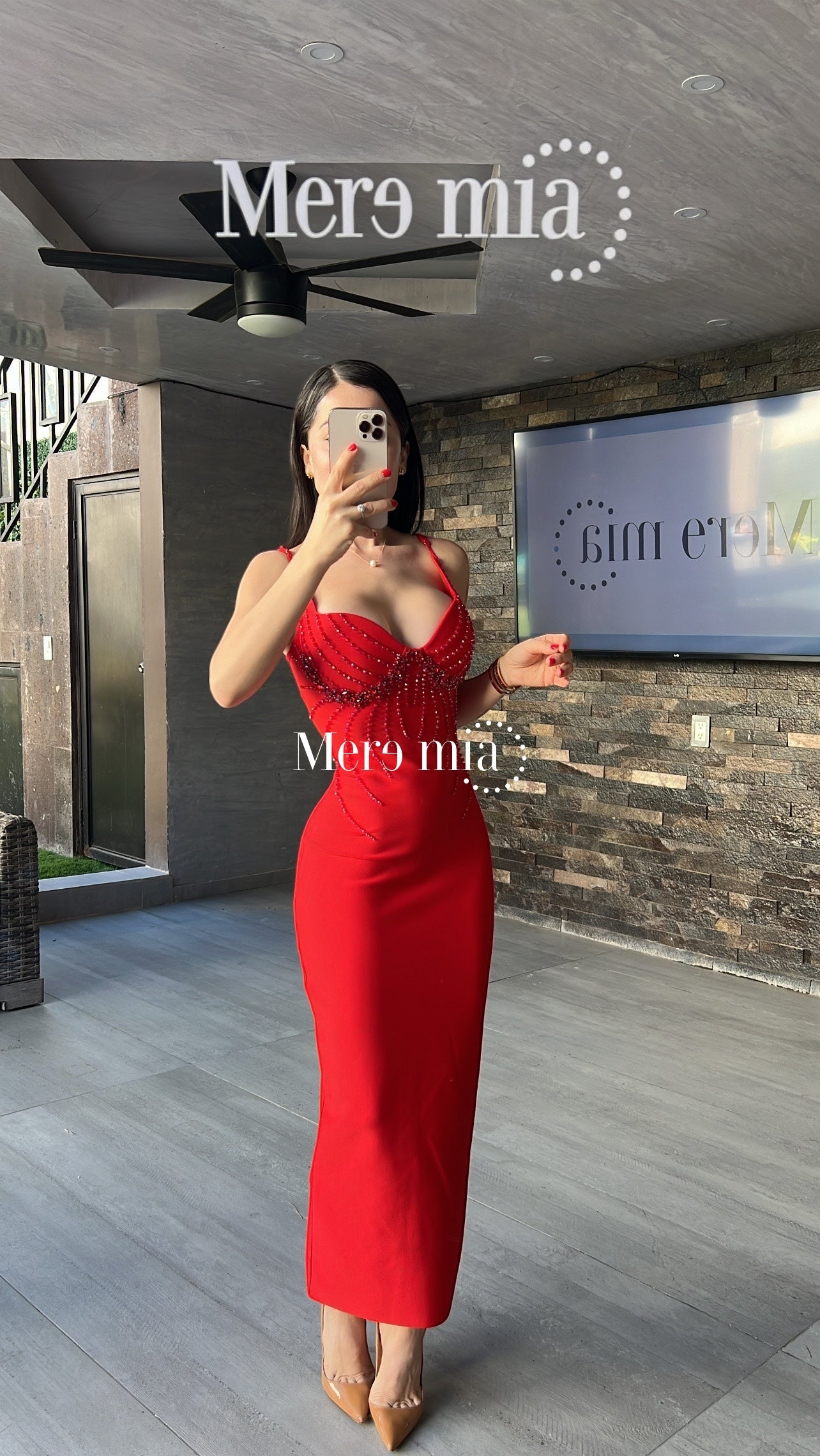 Vestido lent copas