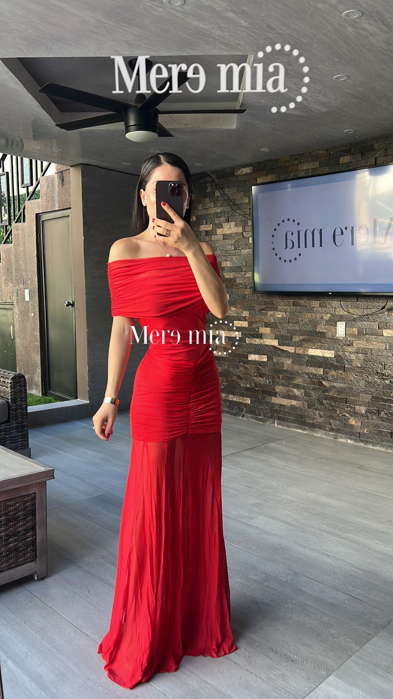 Vestido plisado hom