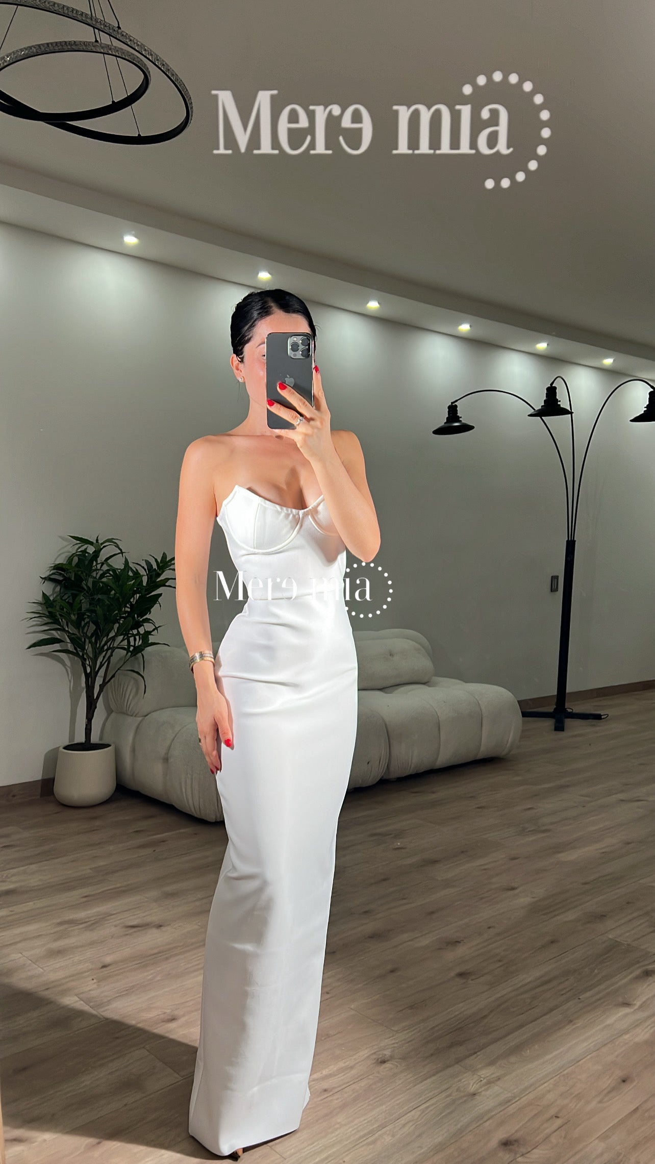 Vestido copas strapp