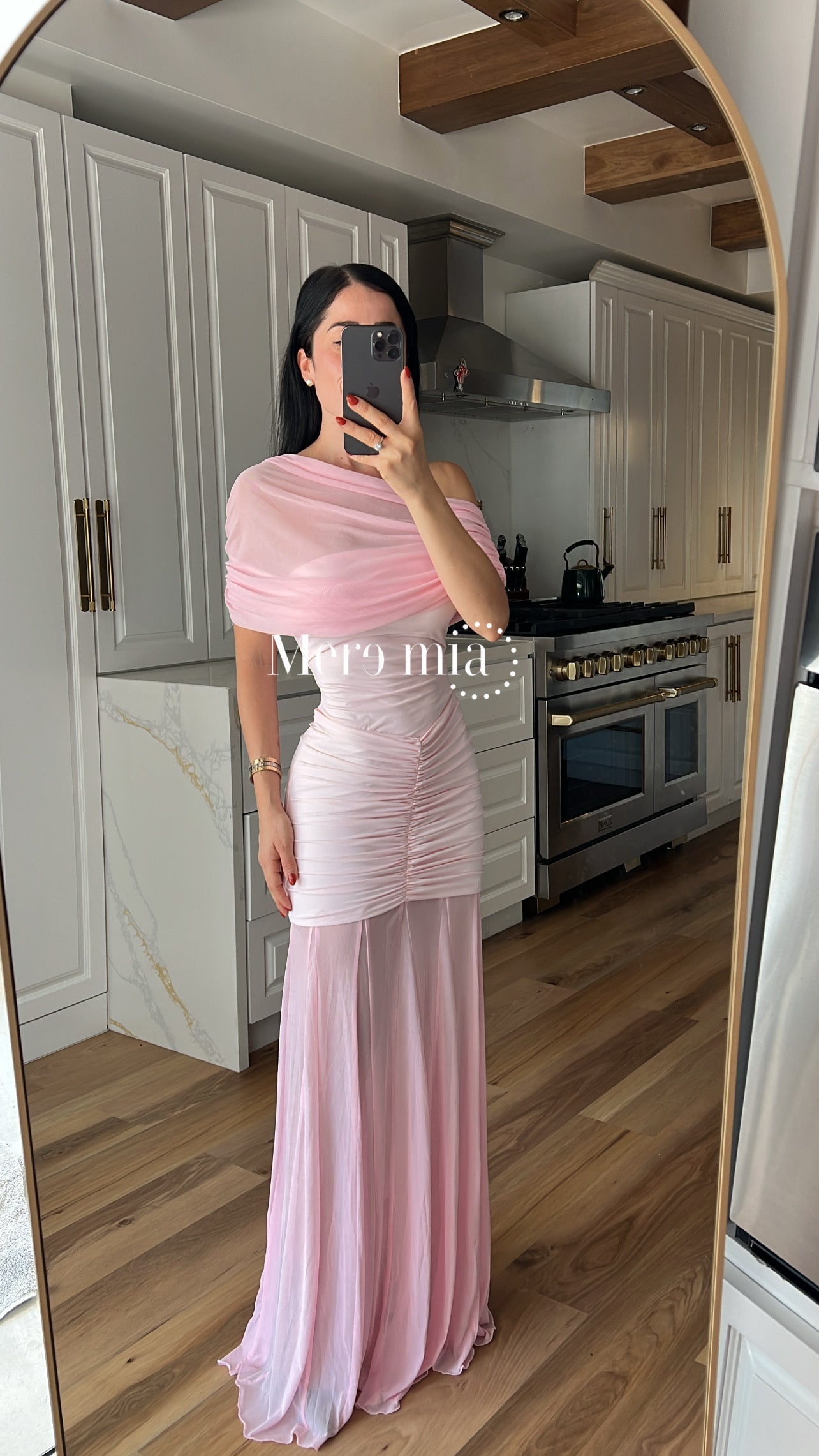 Vestido plisado hom