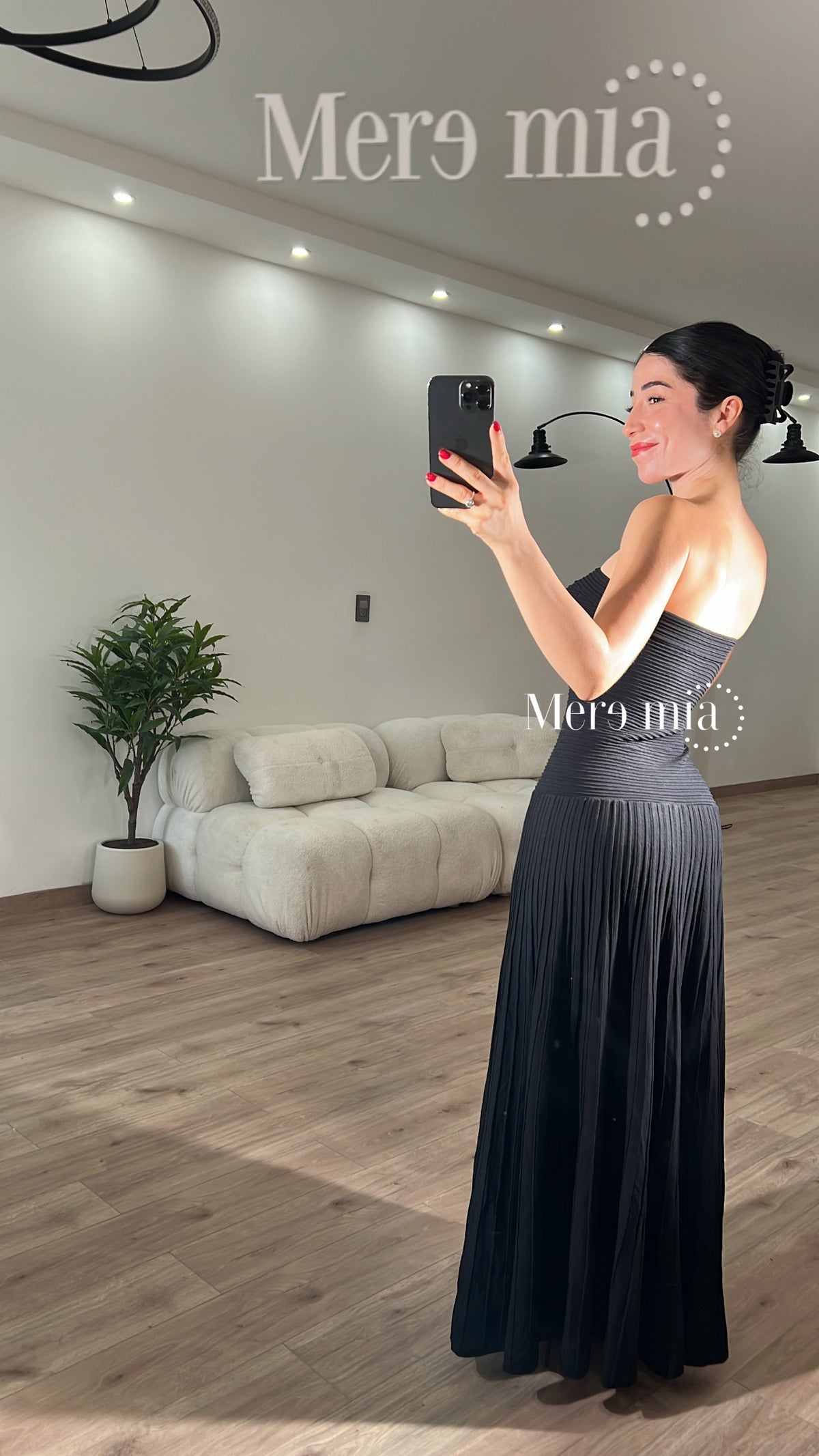 Vestido rayas strapples