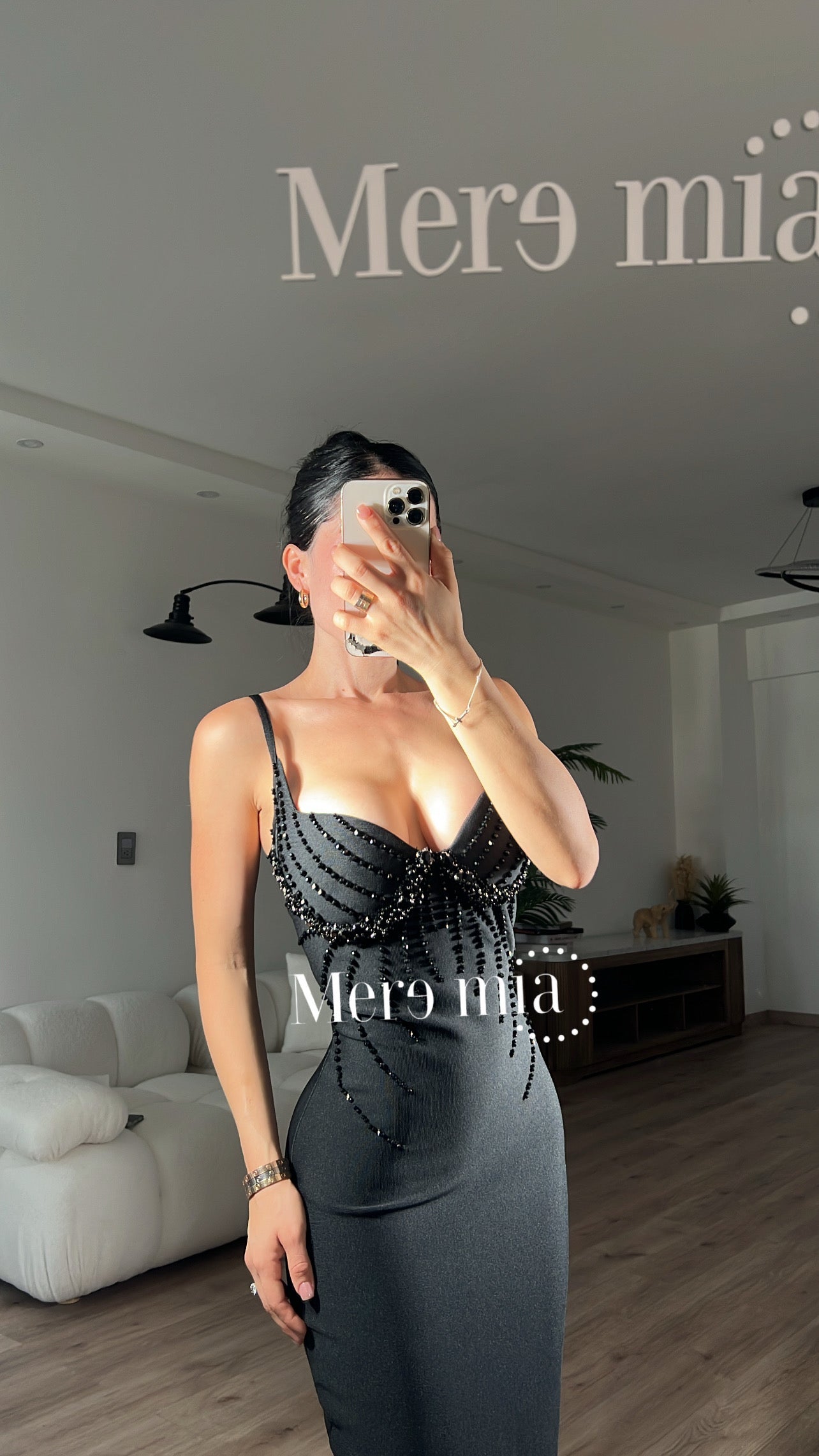Vestido lent copas