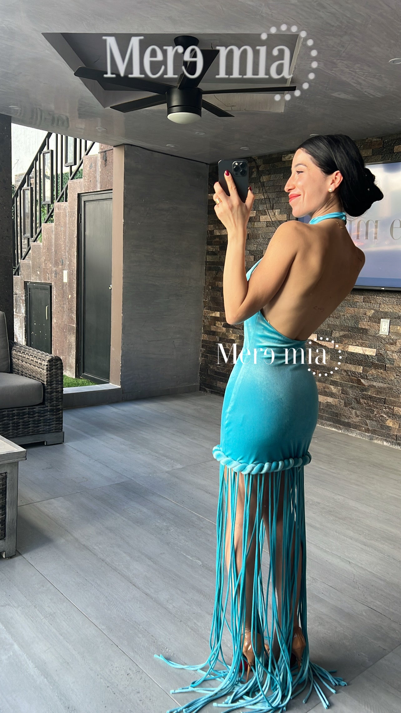 Vestido azul tiff