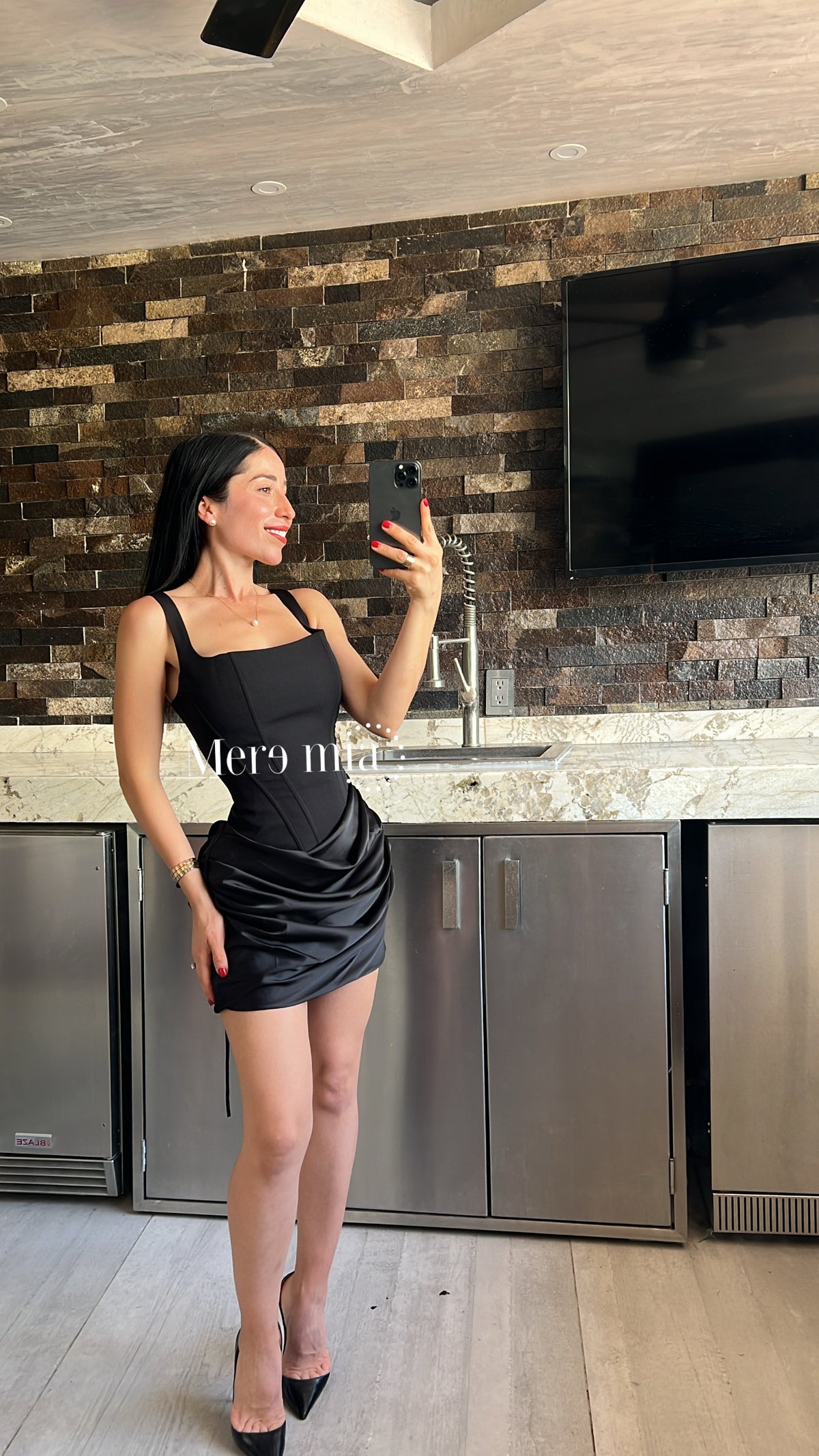 Vestido corset corto sat