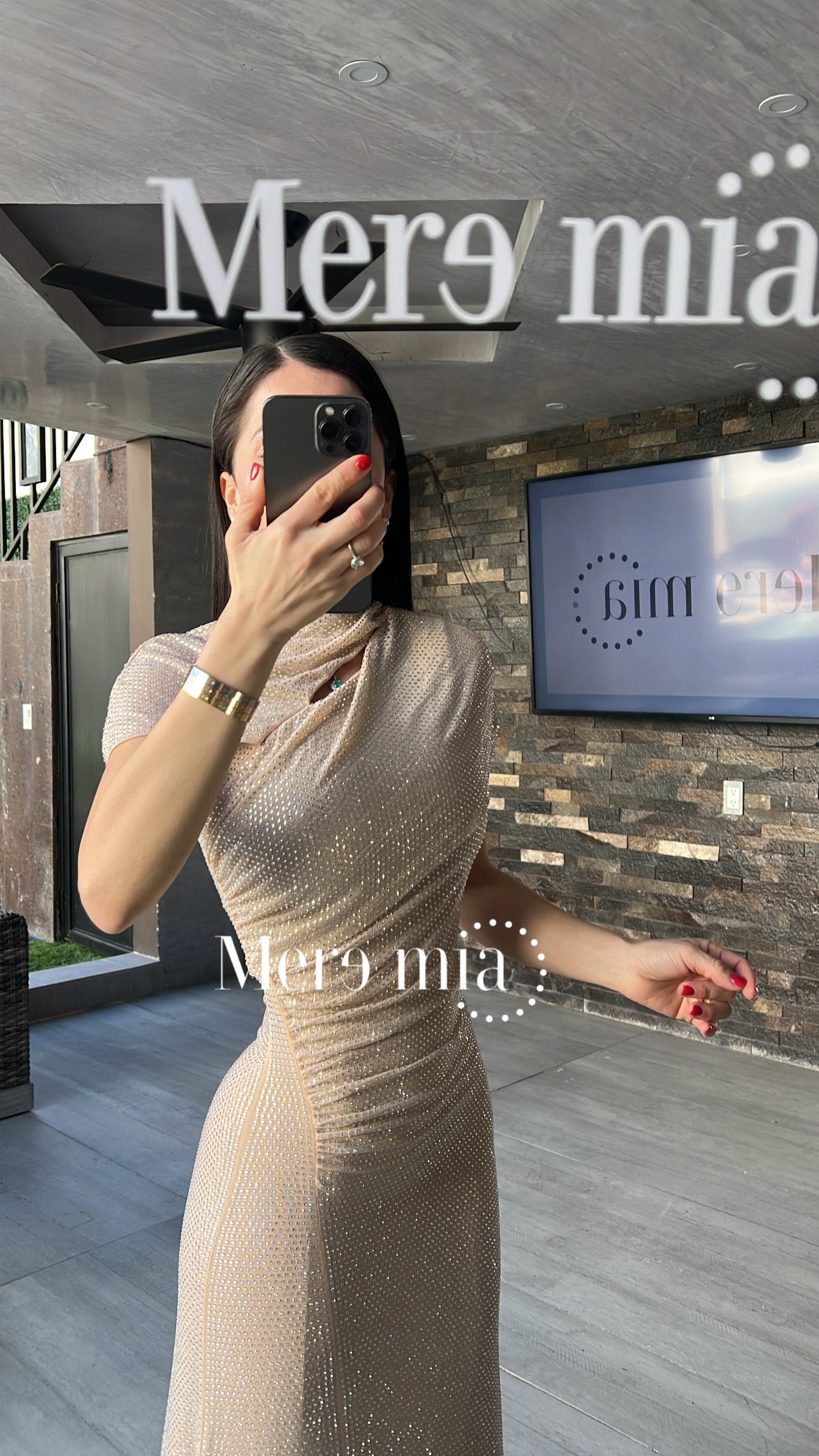 Vestido puntos hoyo mc