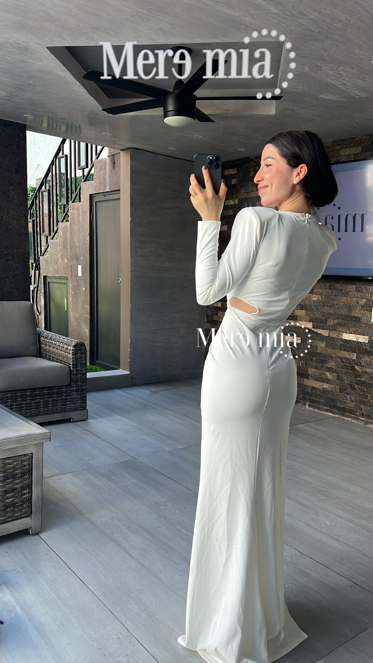 Vestido negro largo V