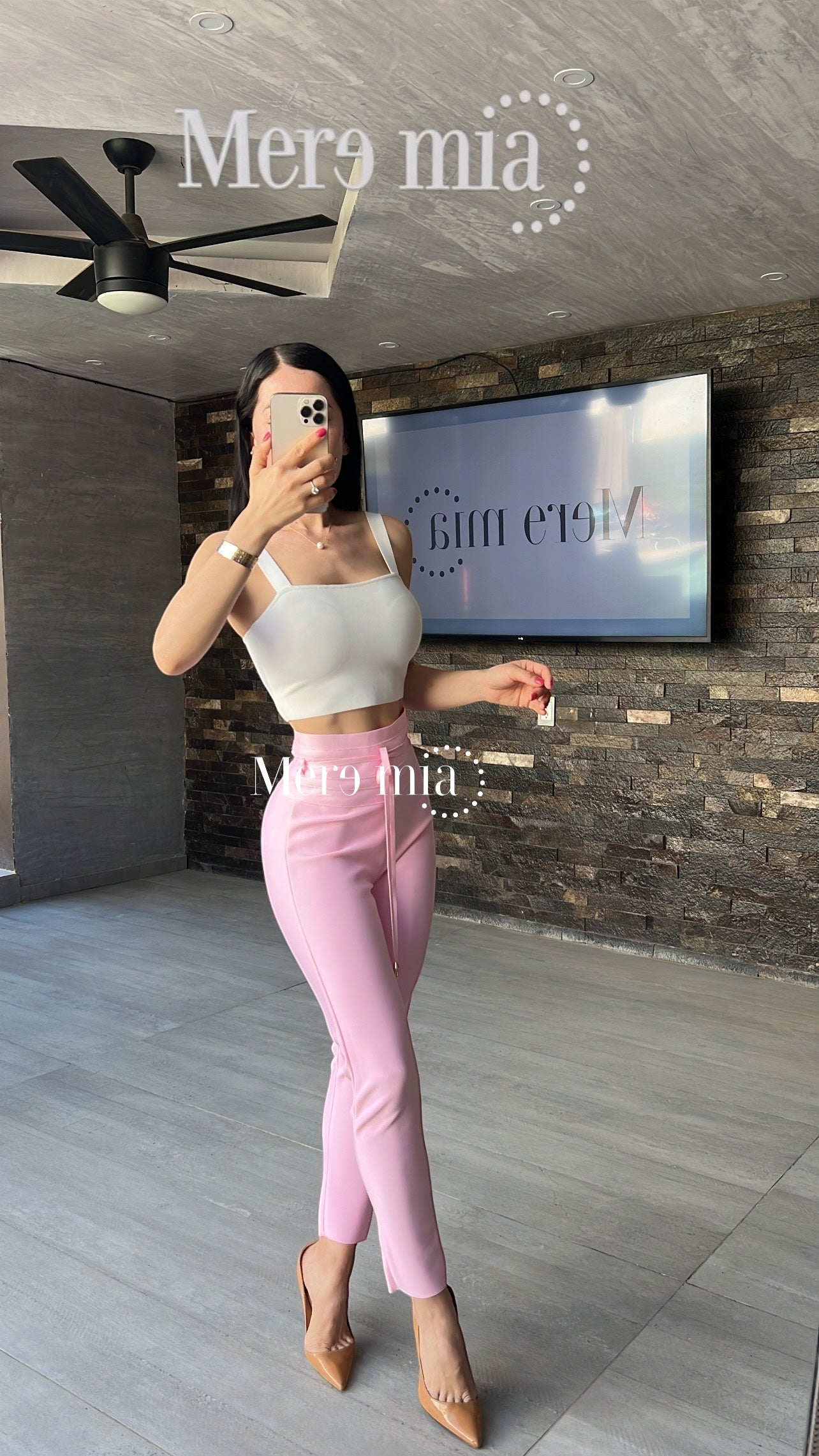 Pantalón rosa