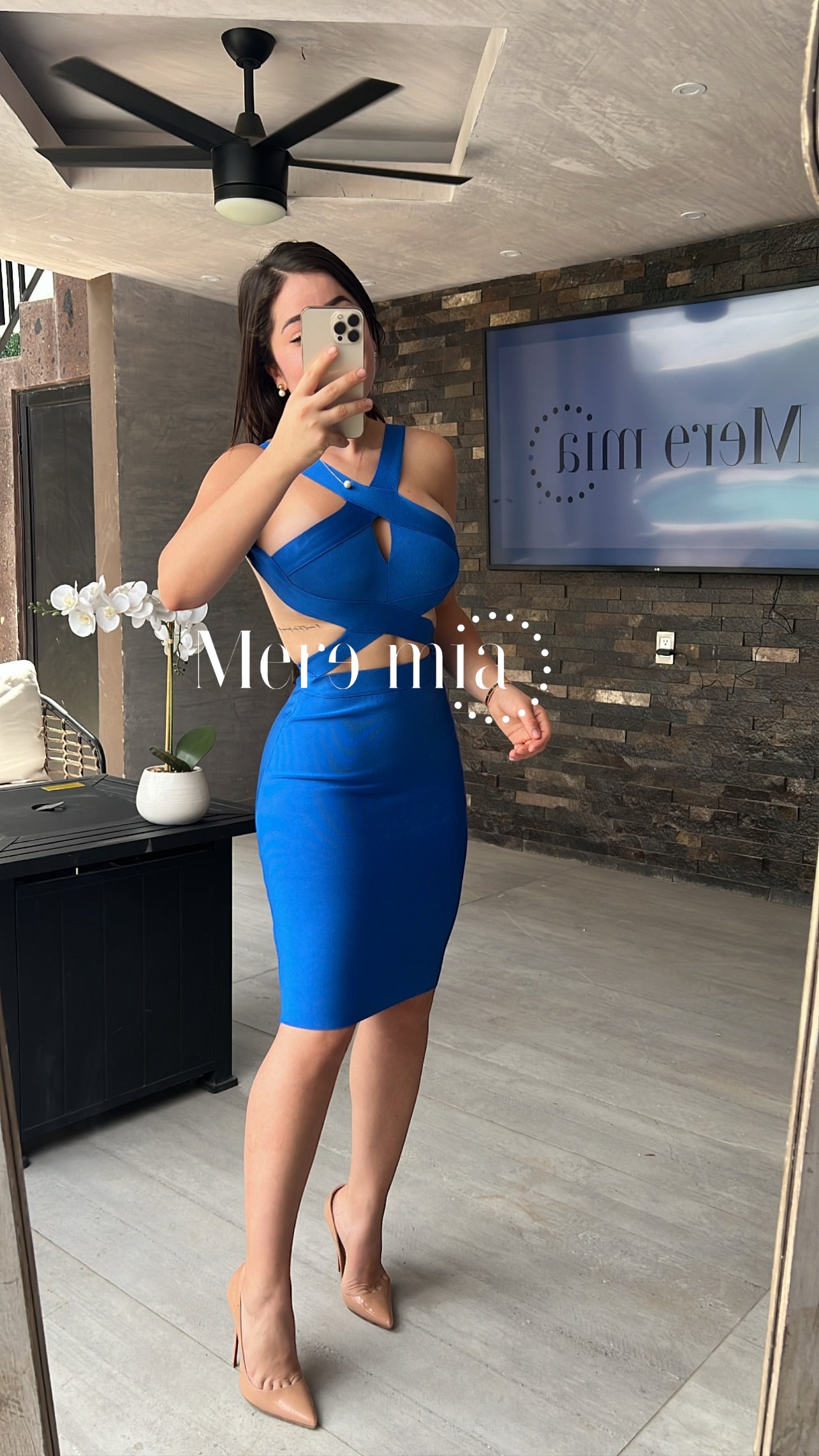 Vestidos azul rey hot sale