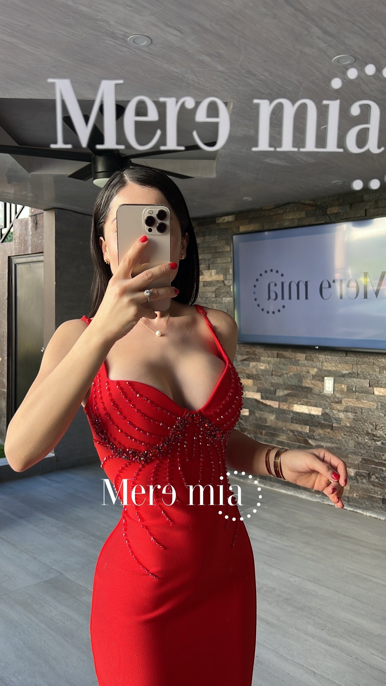 Vestido lent copas