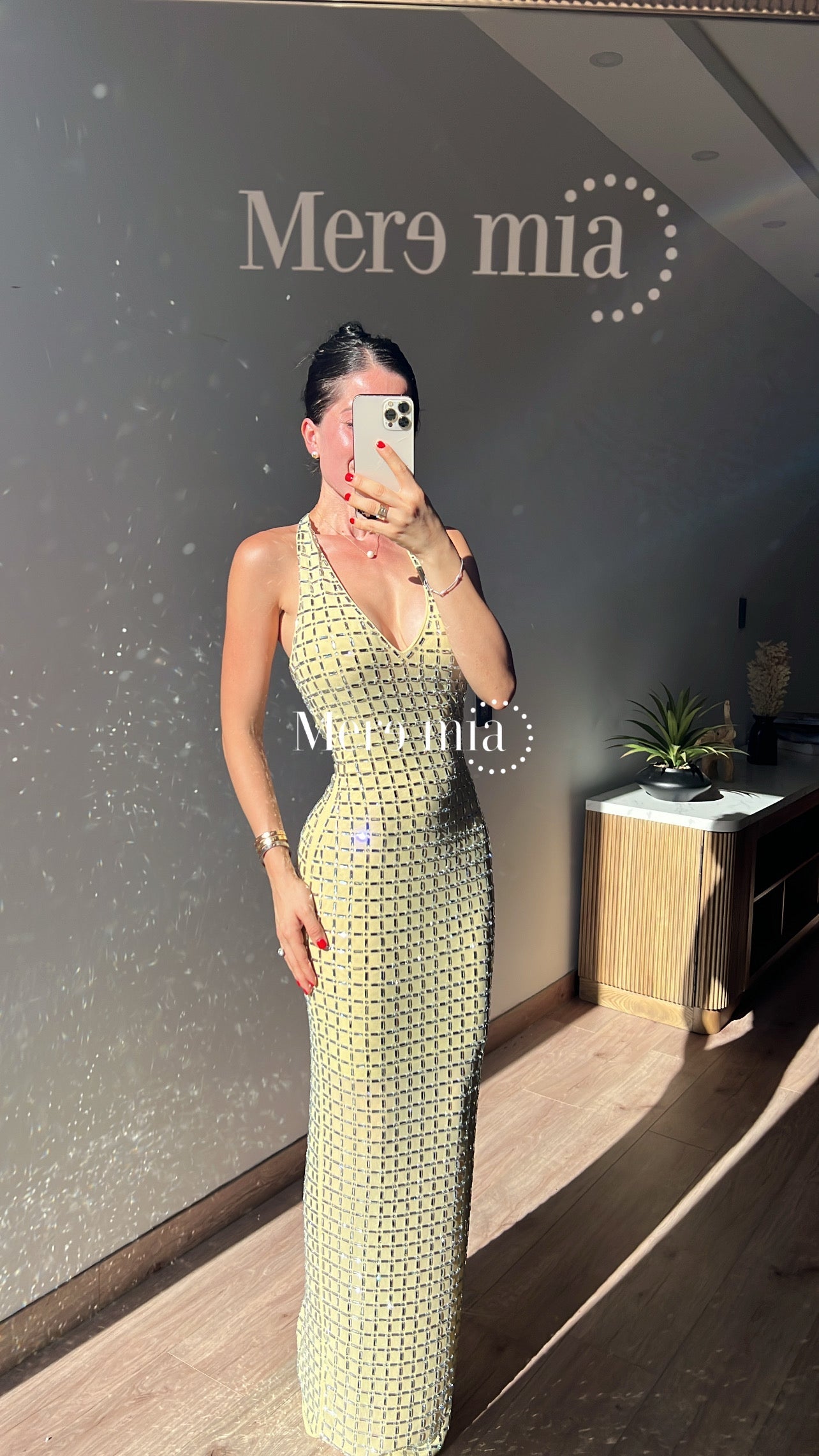 Vestido apl espalda v