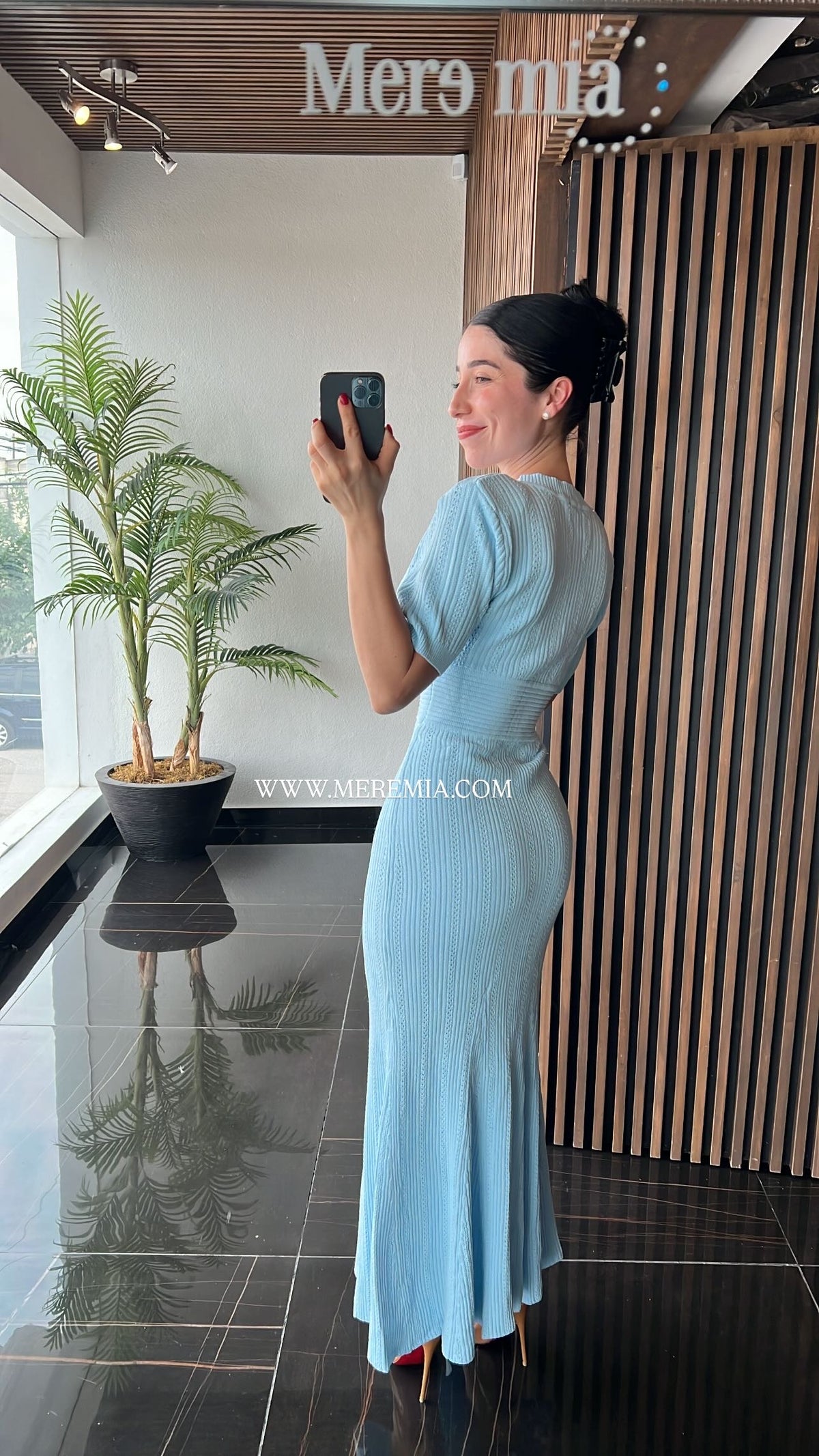 Vestido rayado mc