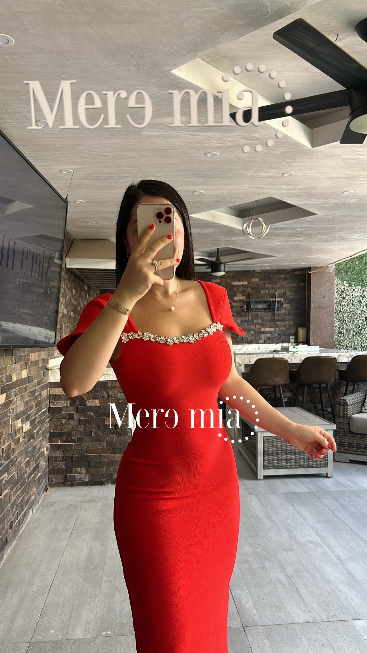 Vestido rojo mc