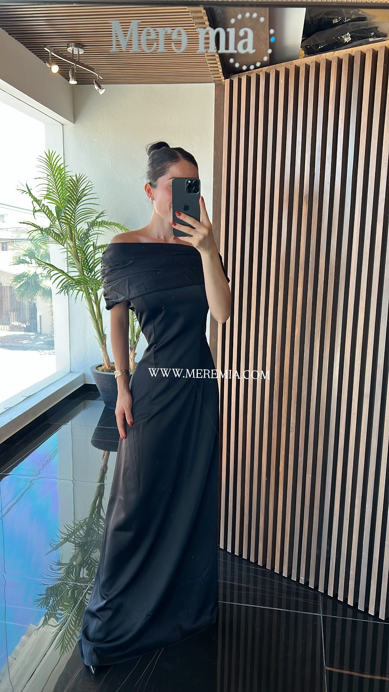 Vestido listo satin olan arriba
