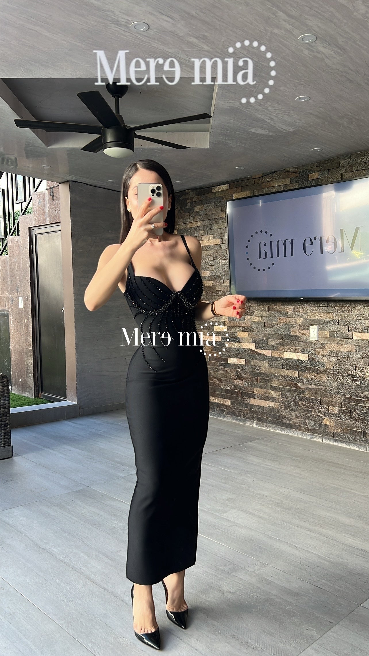 Vestido lent copas