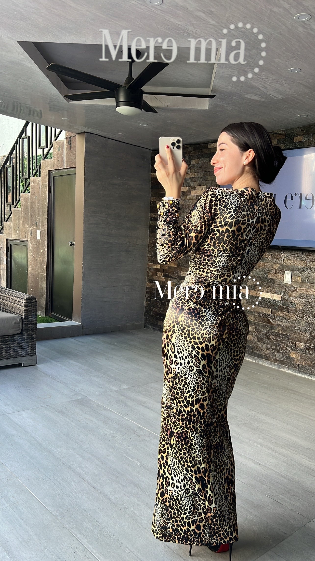 Vestido animal print ml