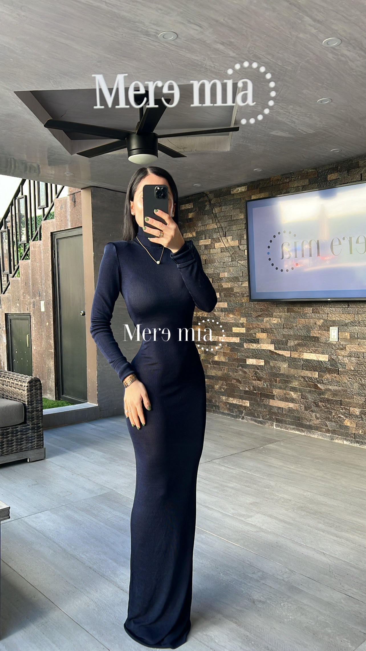 Vestido cuello ml