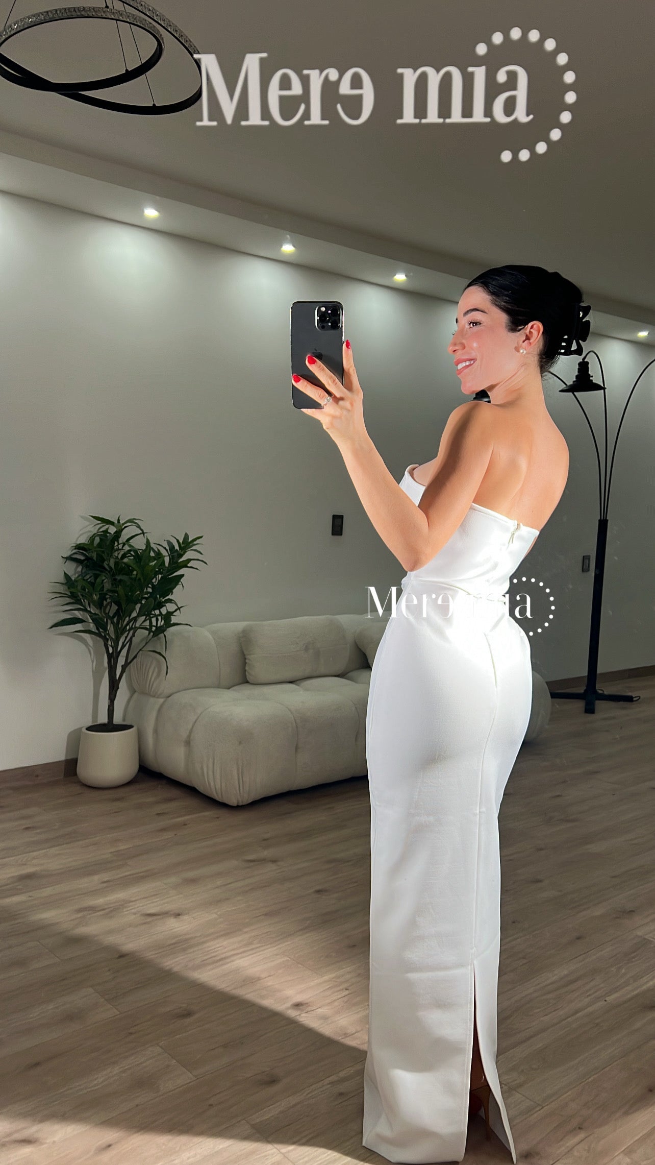 Vestido copas strapp