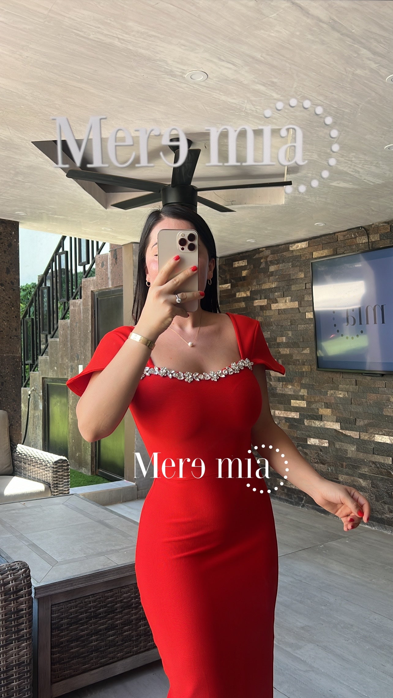 Vestido rojo mc