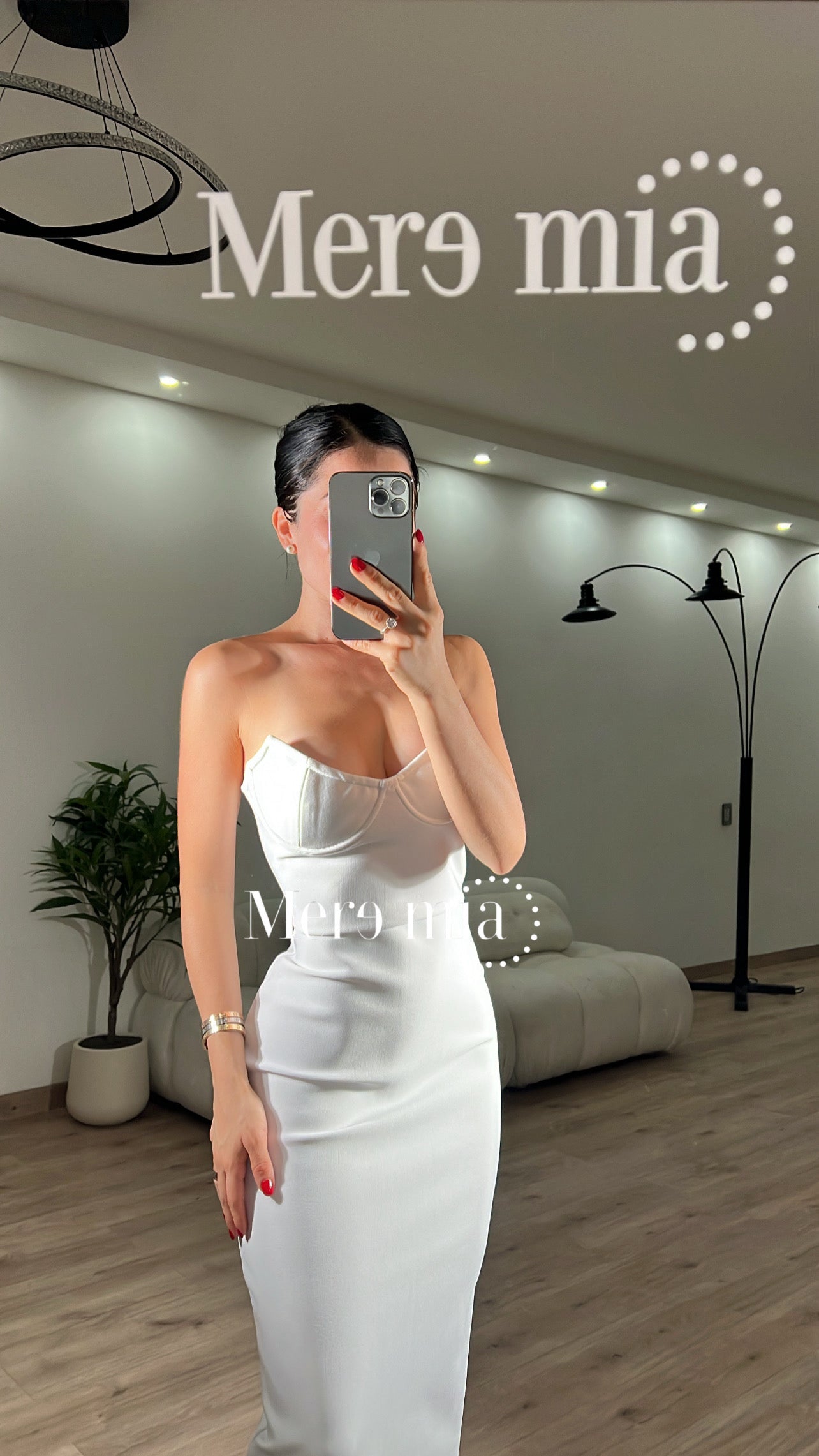 Vestido copas strapp
