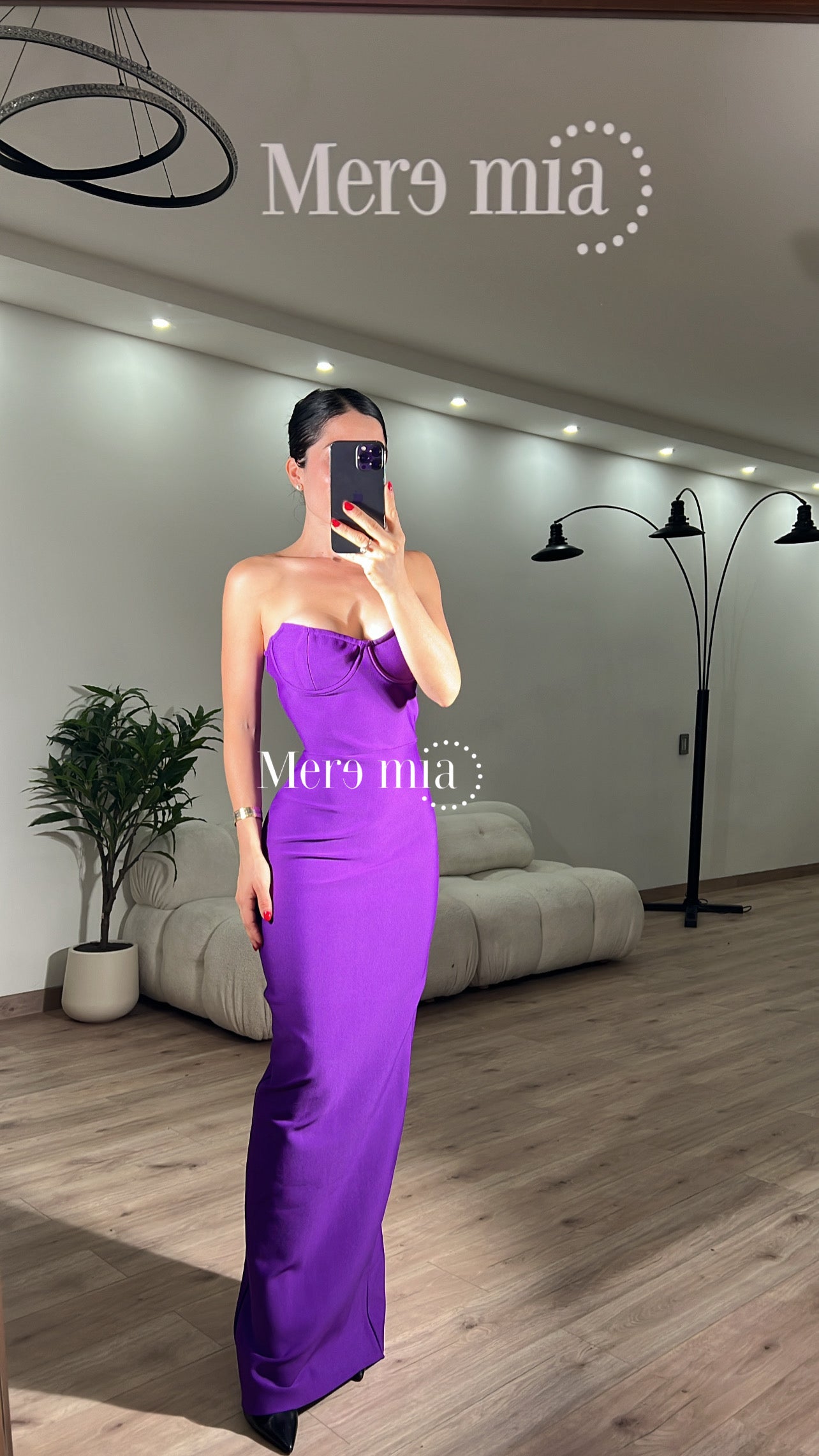 Vestido copas strapp