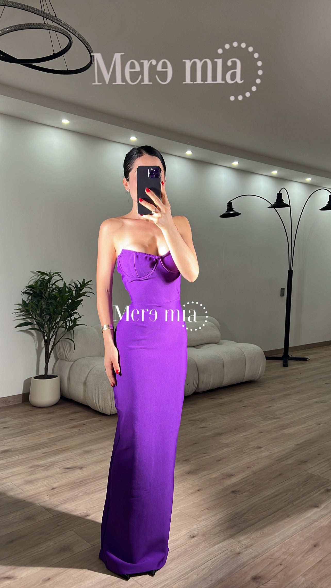 Vestido copas strapp
