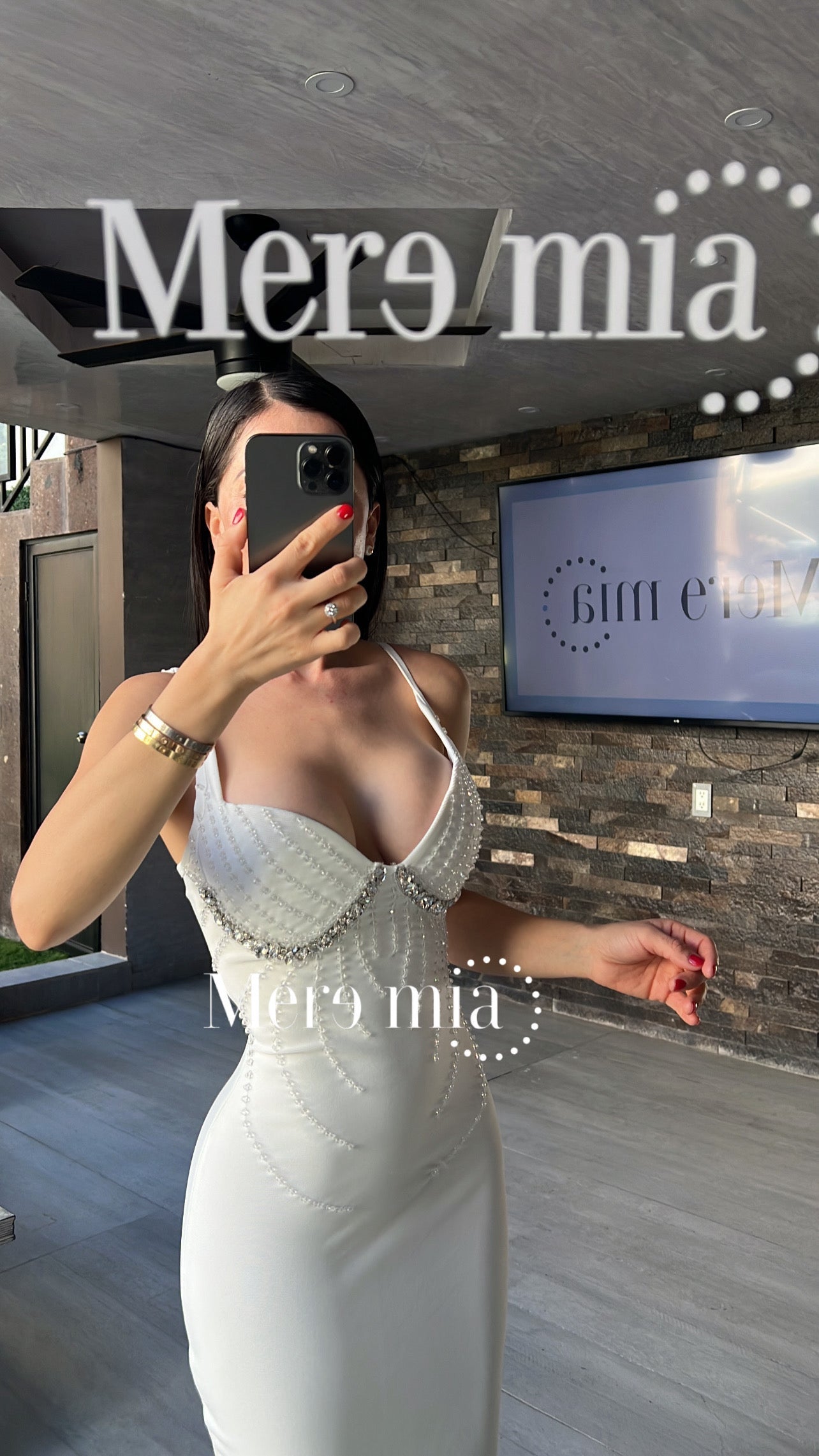 Vestido lent copas