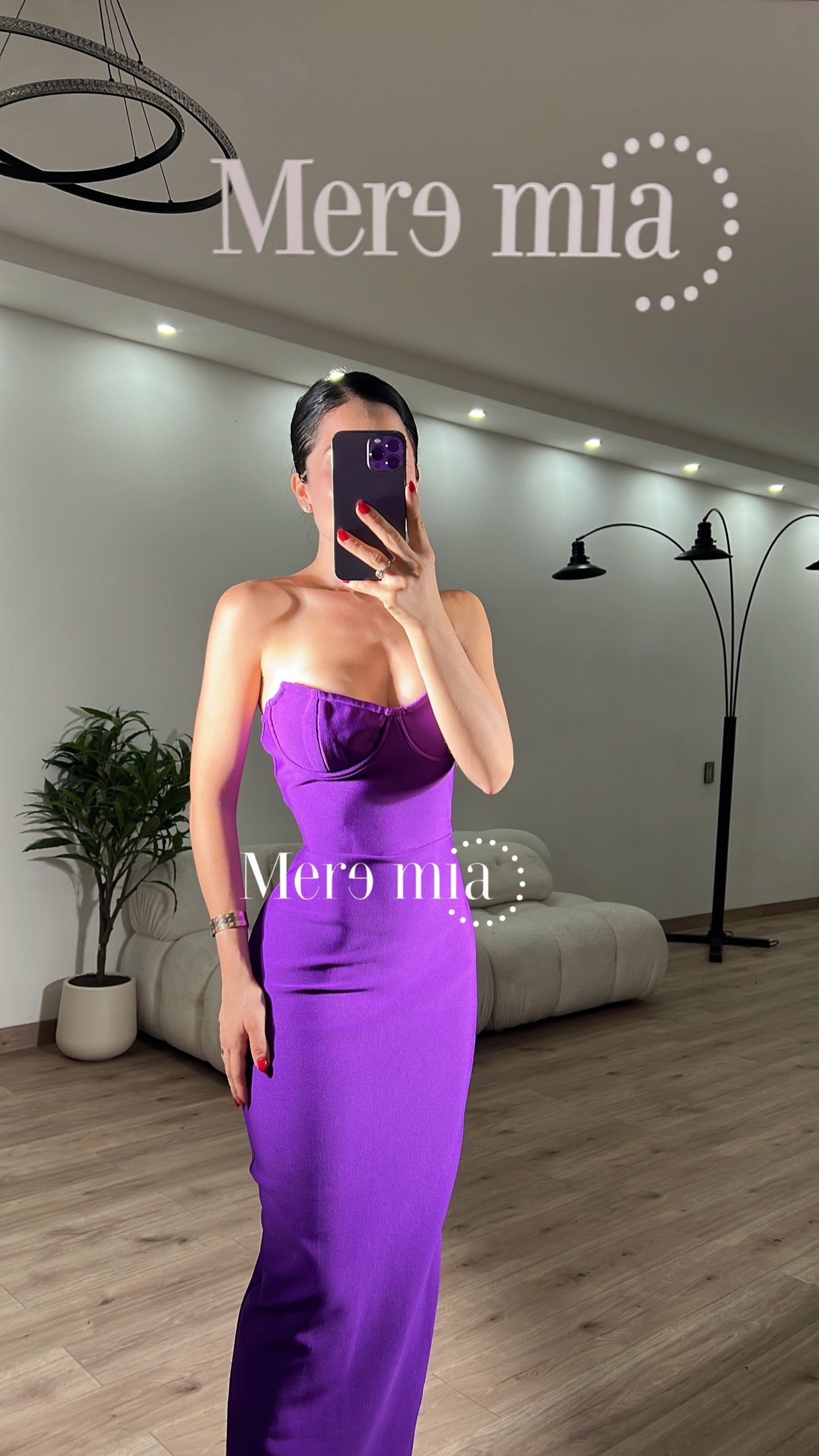 Vestido copas strapp