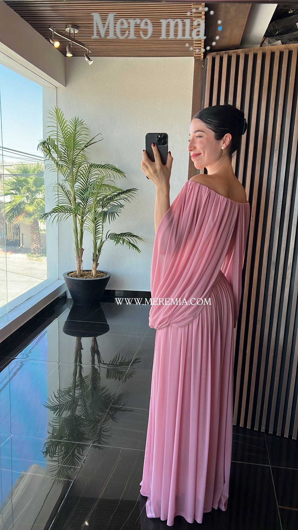 Vestido plisado homb
