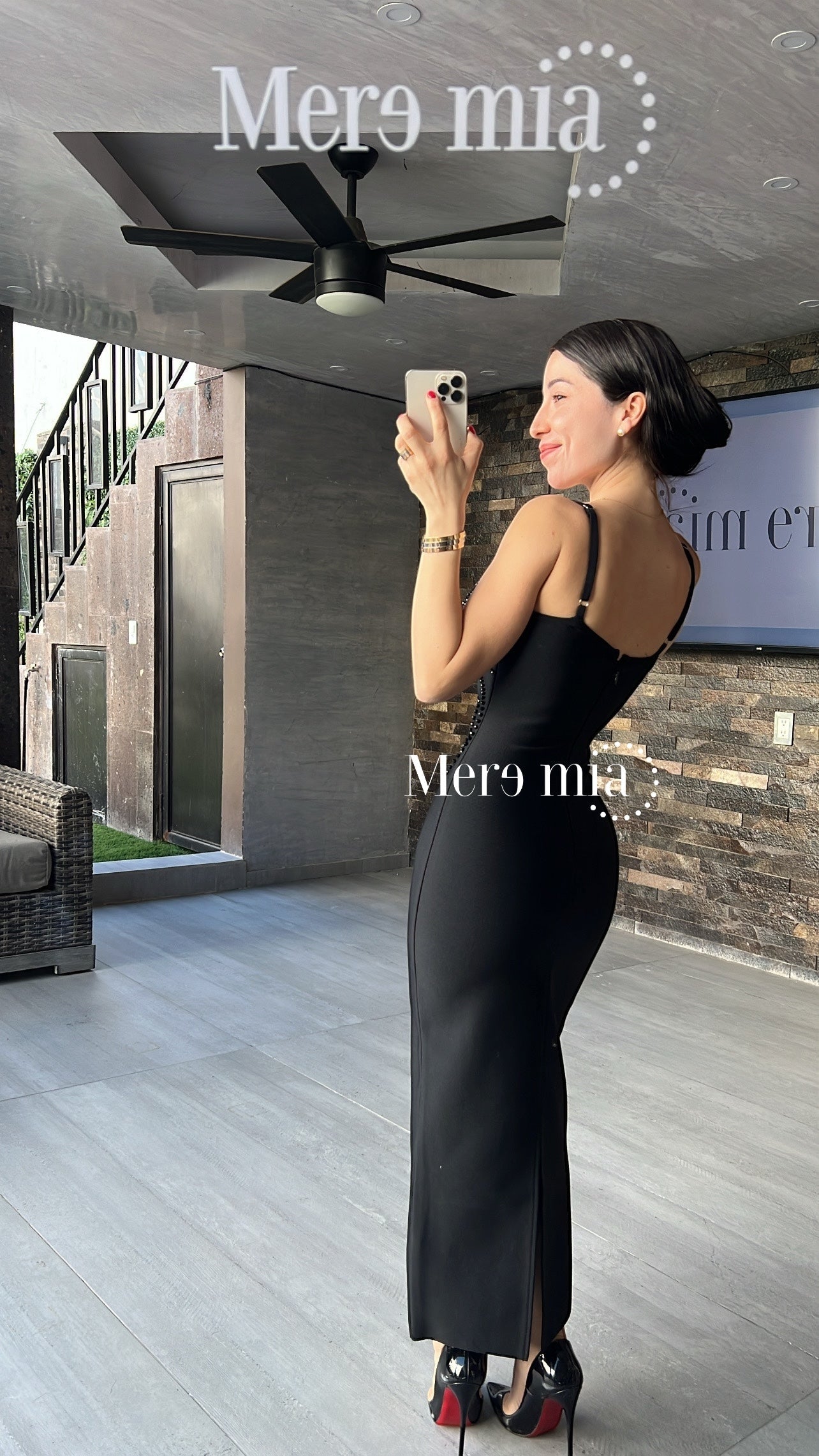 Vestido lent copas