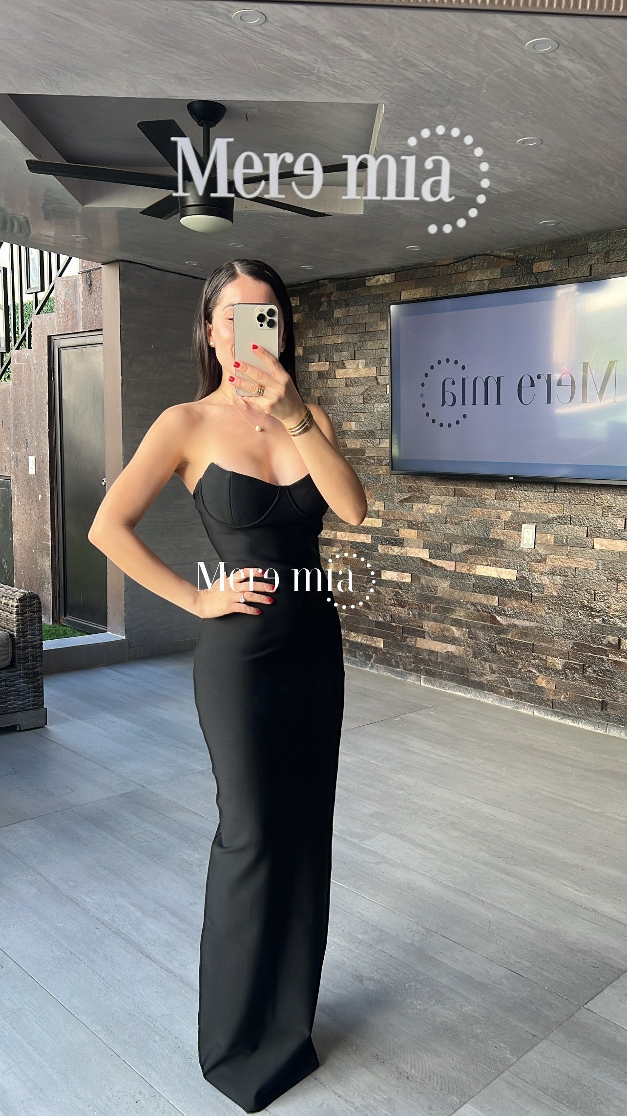 Vestido copas strapp