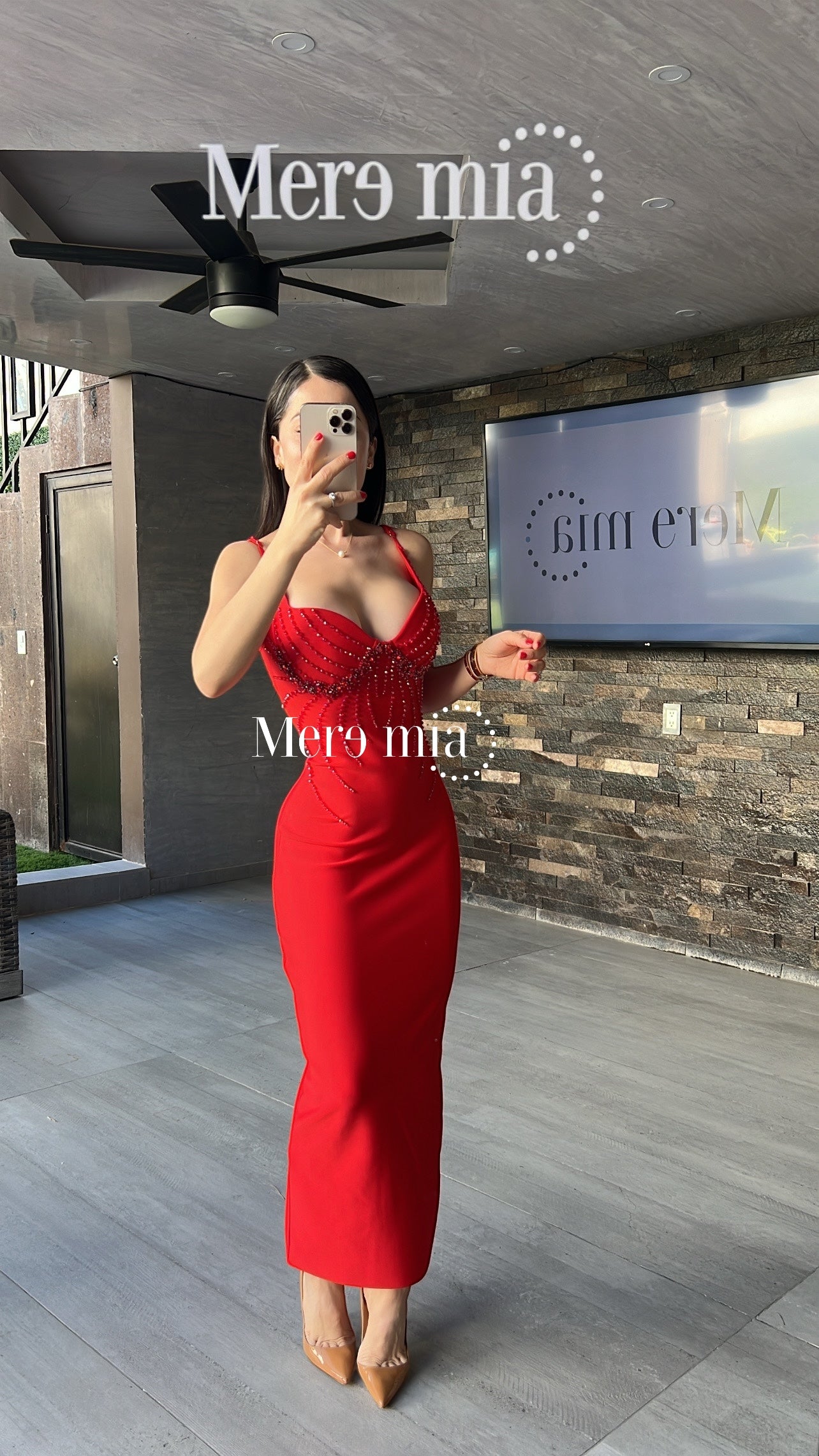 Vestido lent copas