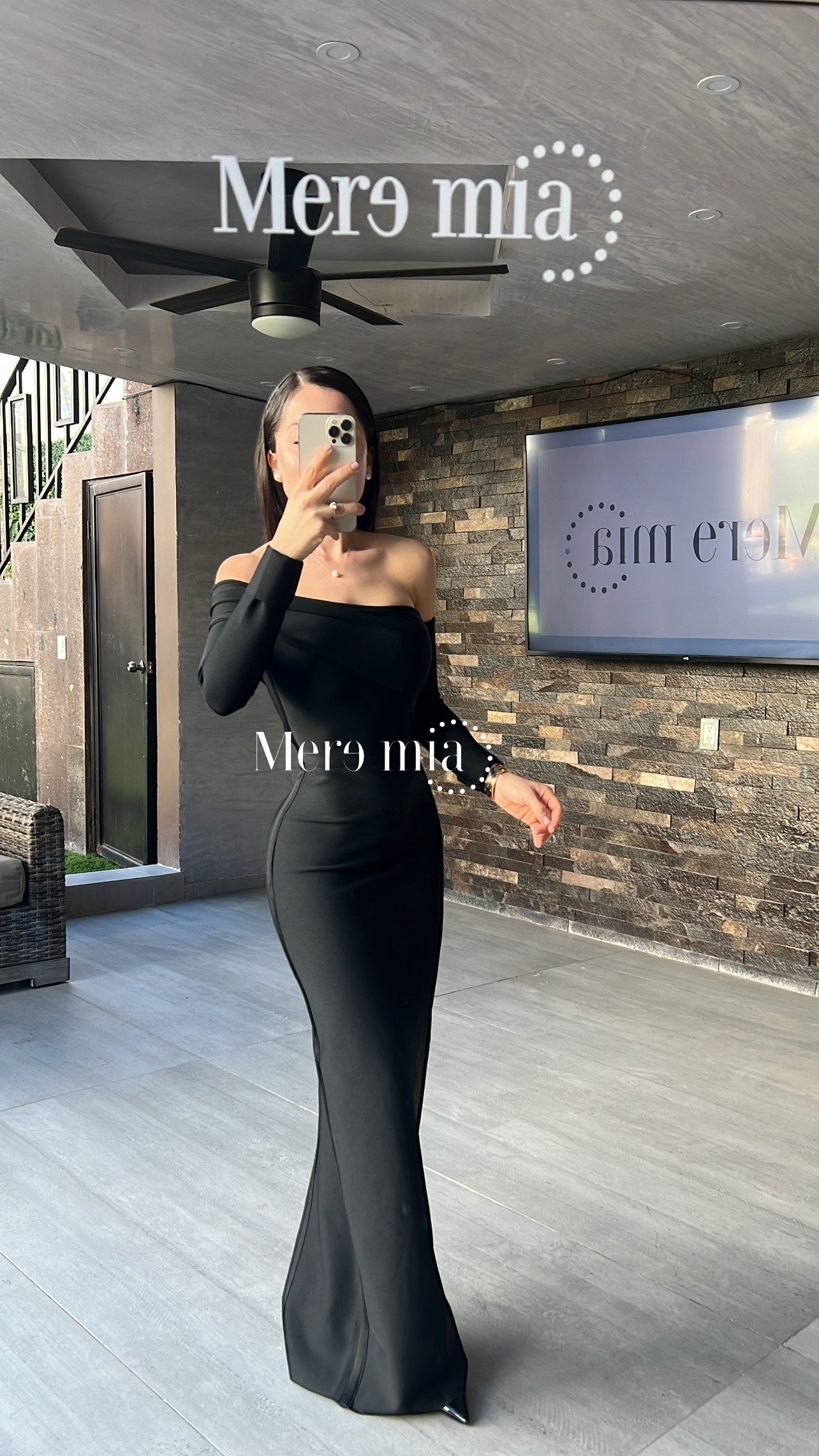 Vestido ml homb liso