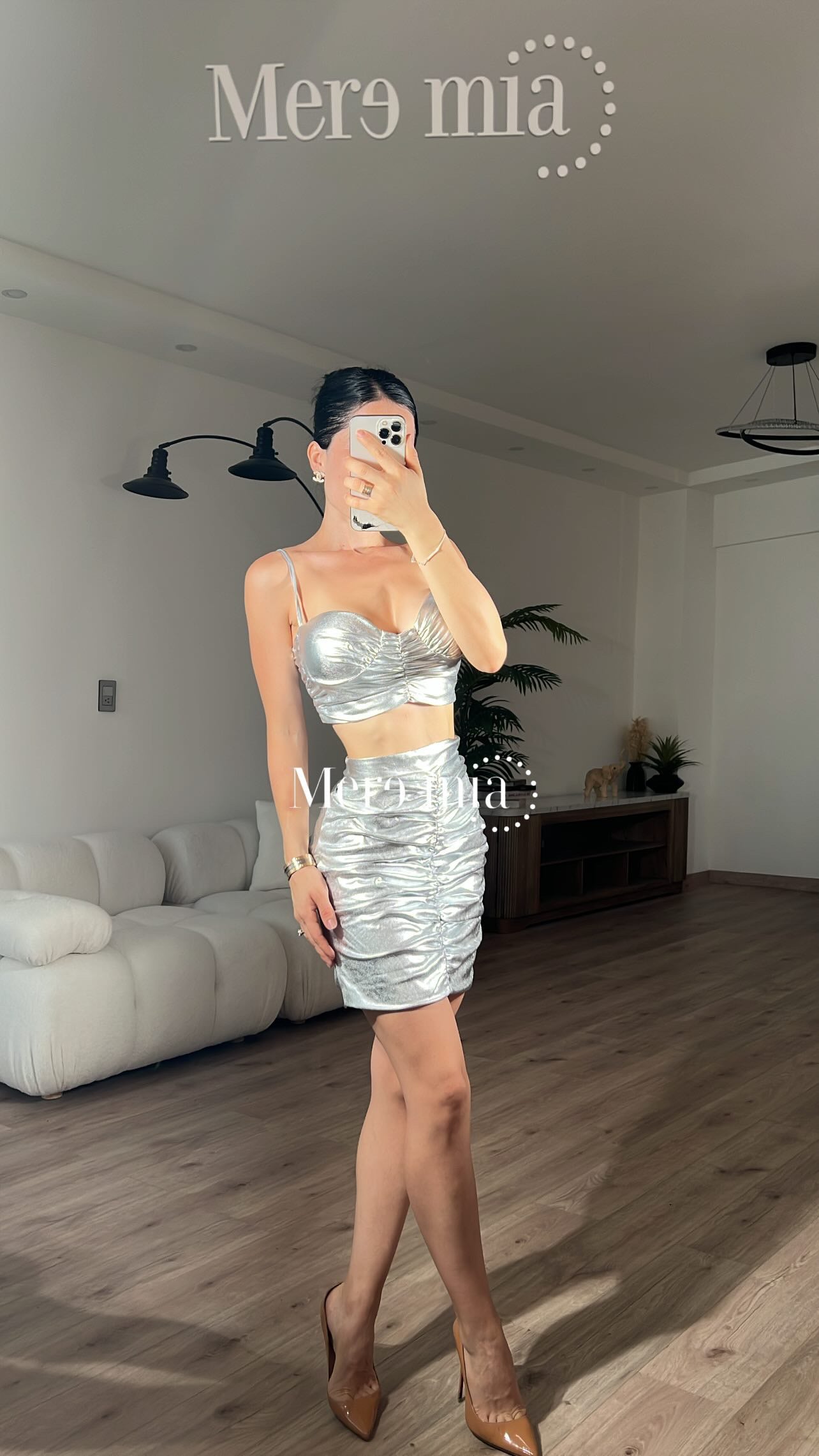 Conjunto plateado