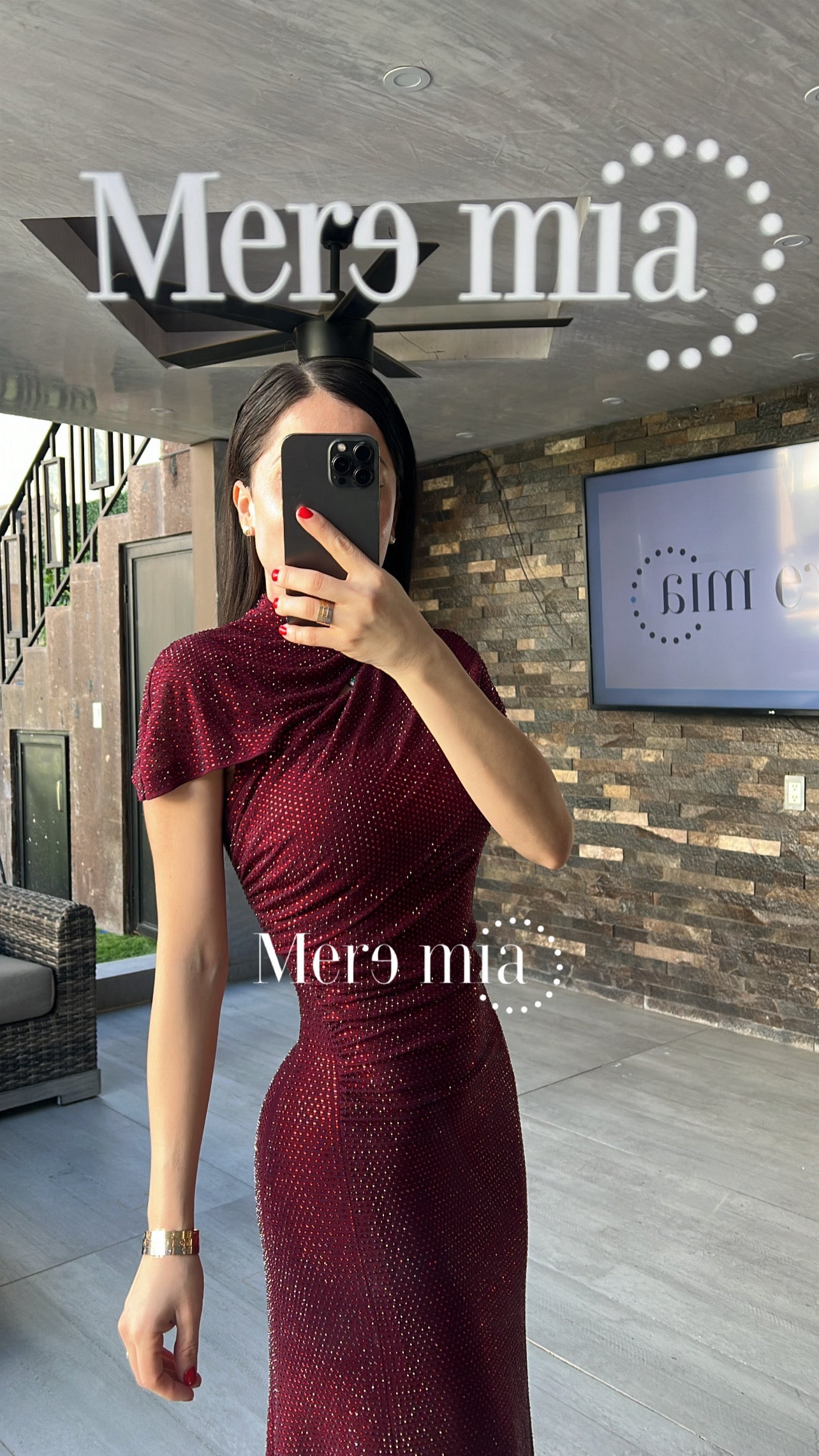 Vestido puntos hoyo mc