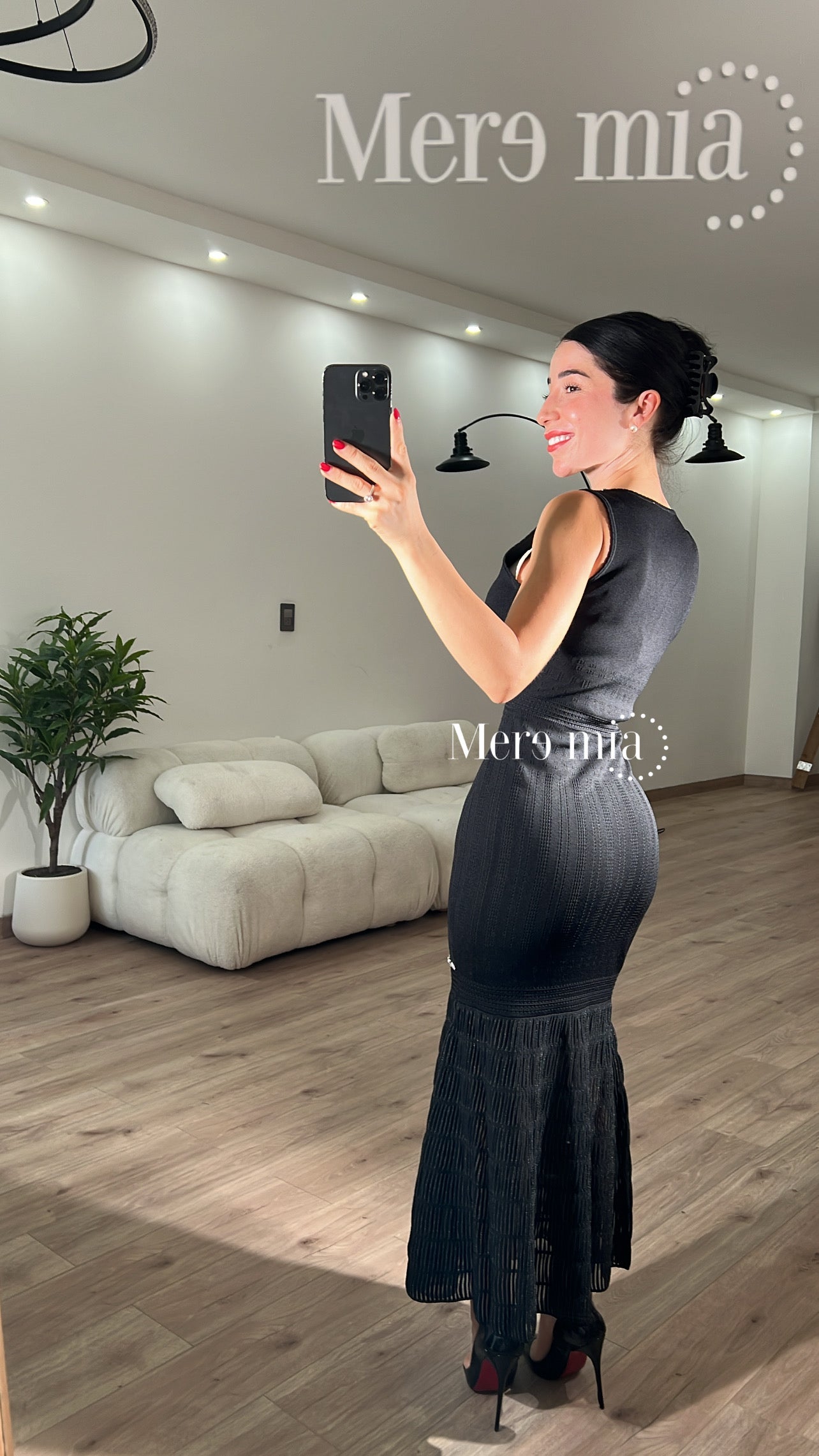 Vestido escote v