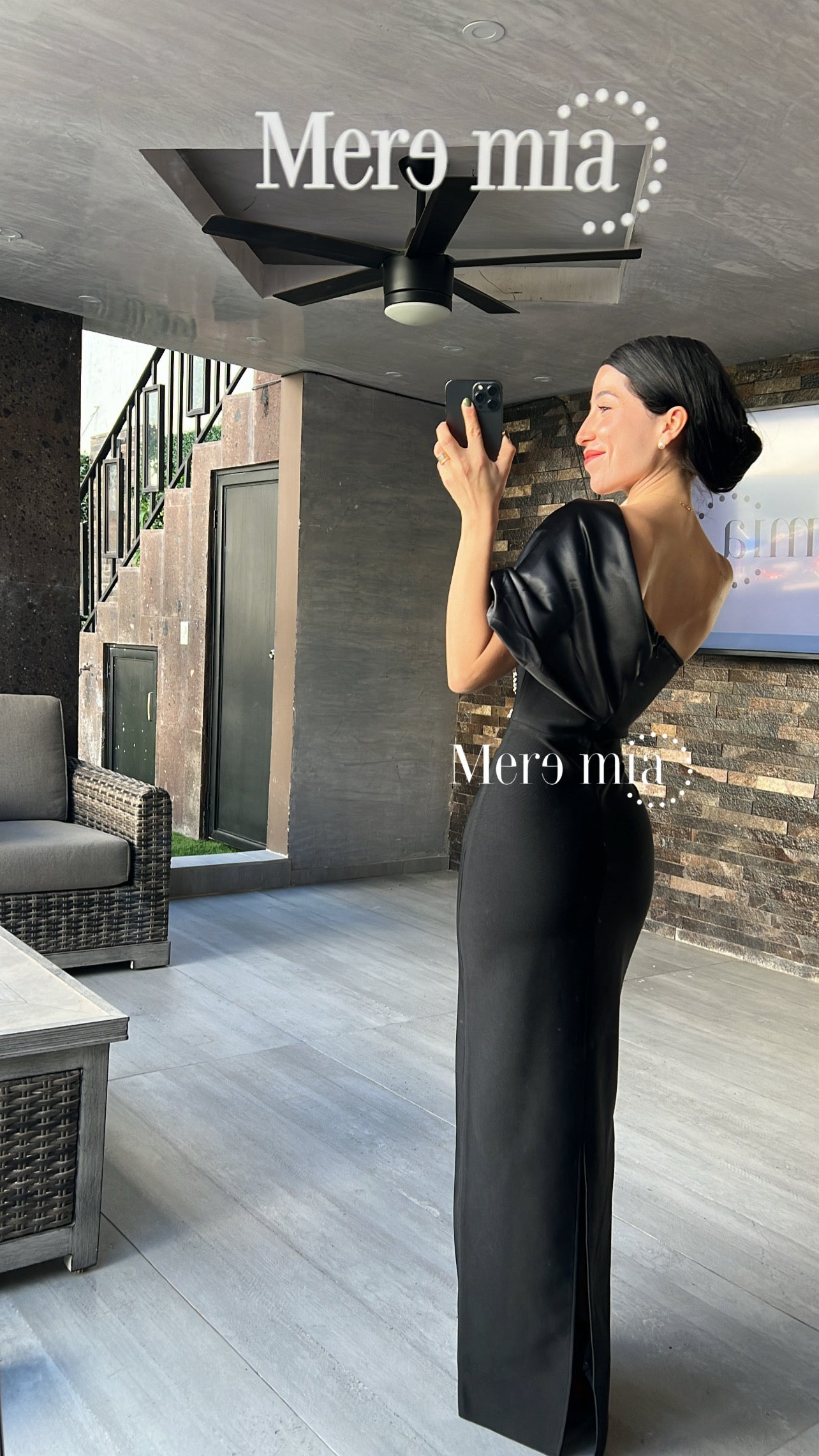 Vestido ramas tul