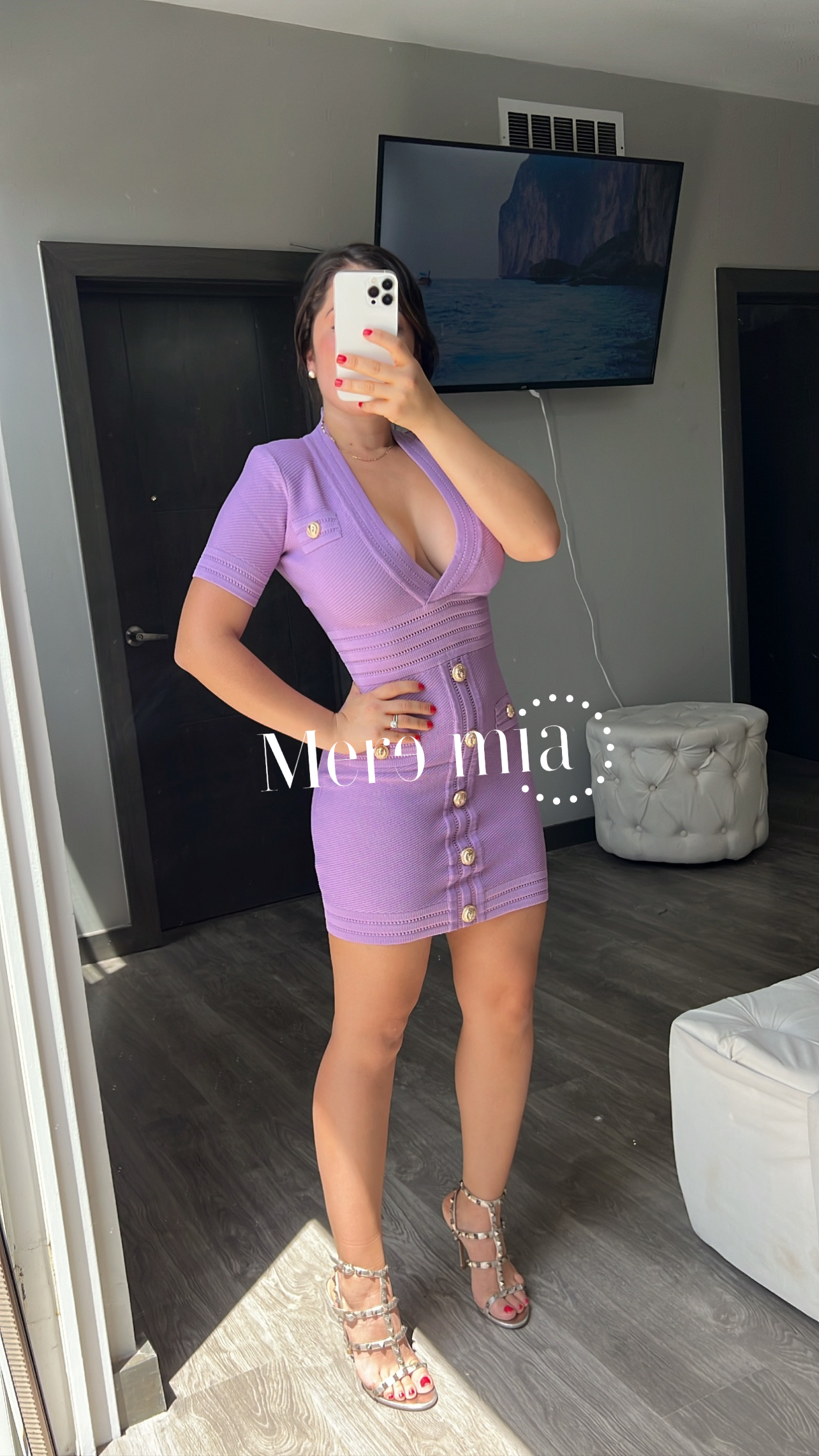 Vestido lila v