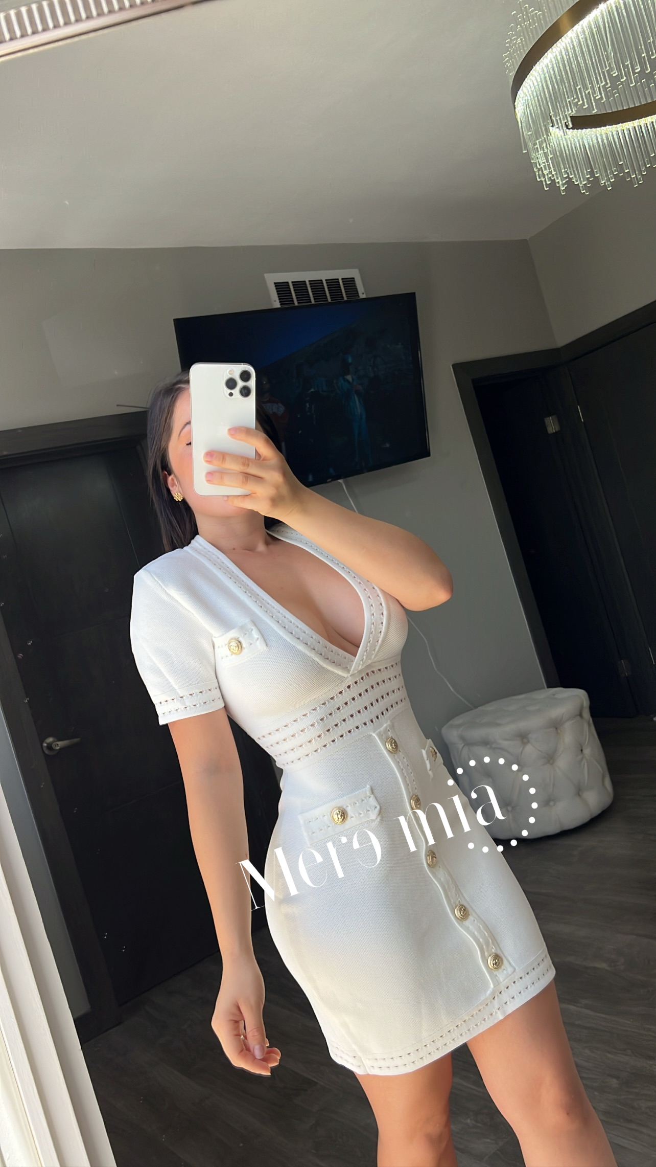 Vestido blanco de un hombro – Meremiamx