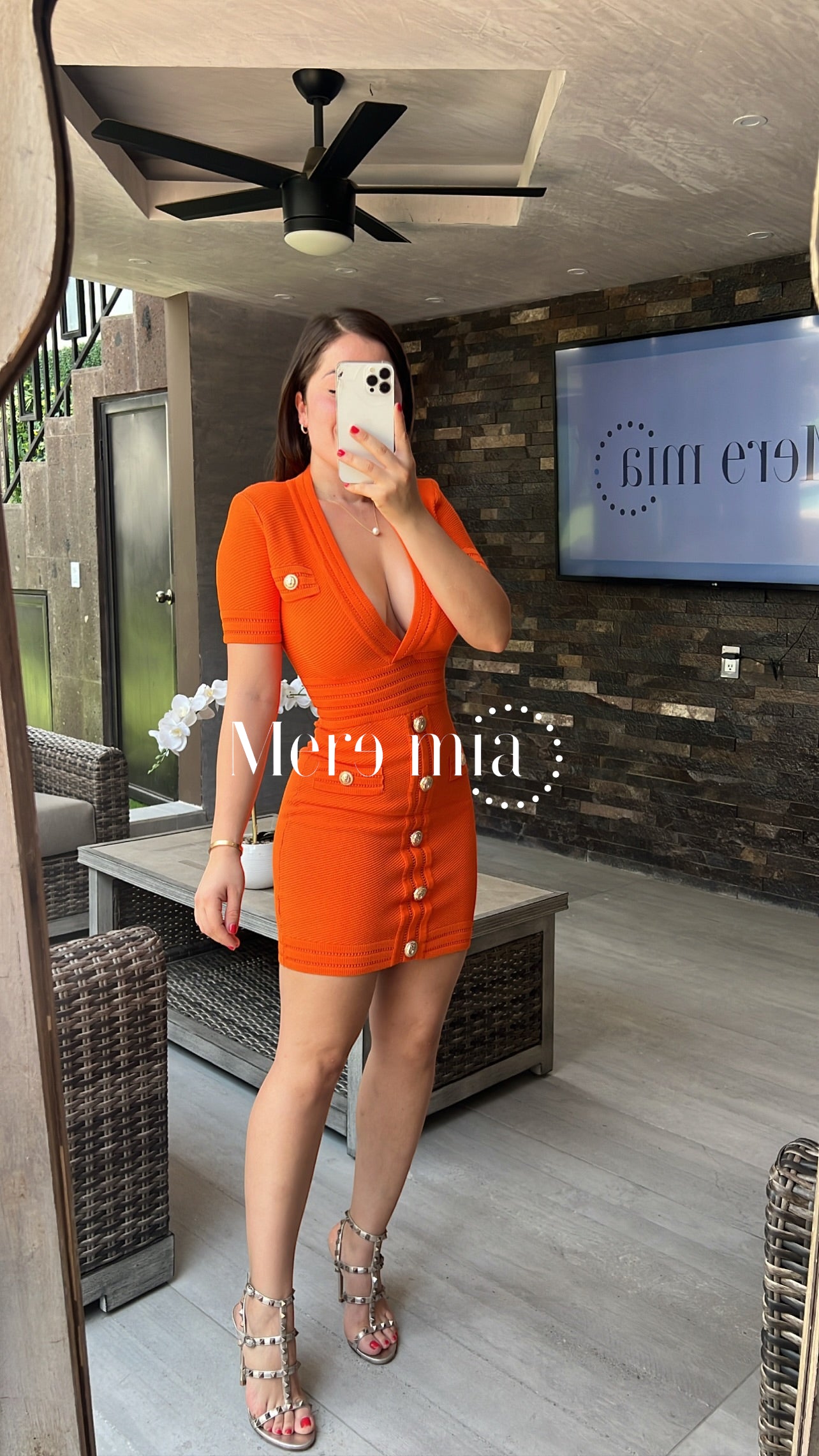 Vestido naranja v