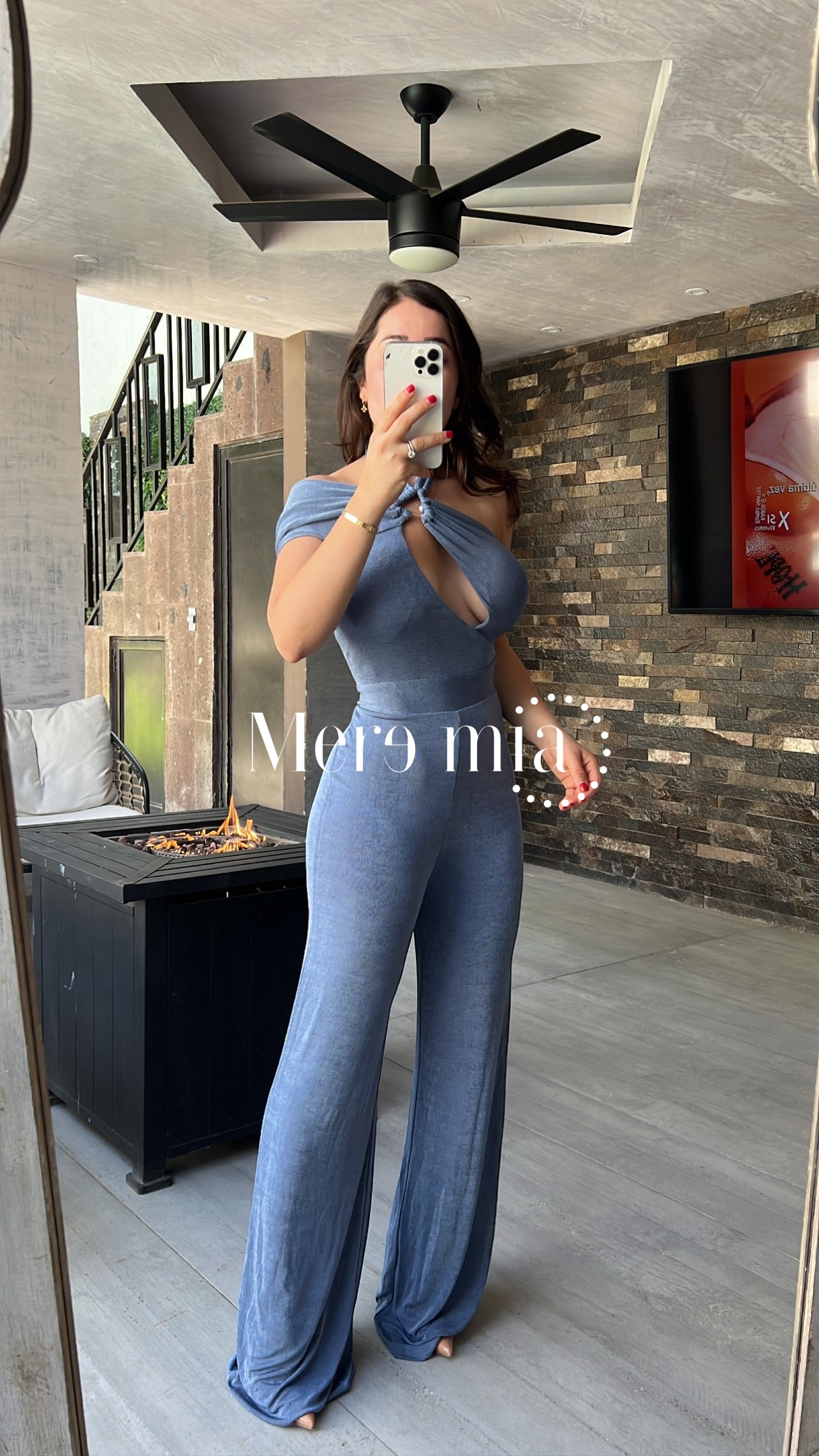 Jumpsuit azul stretch