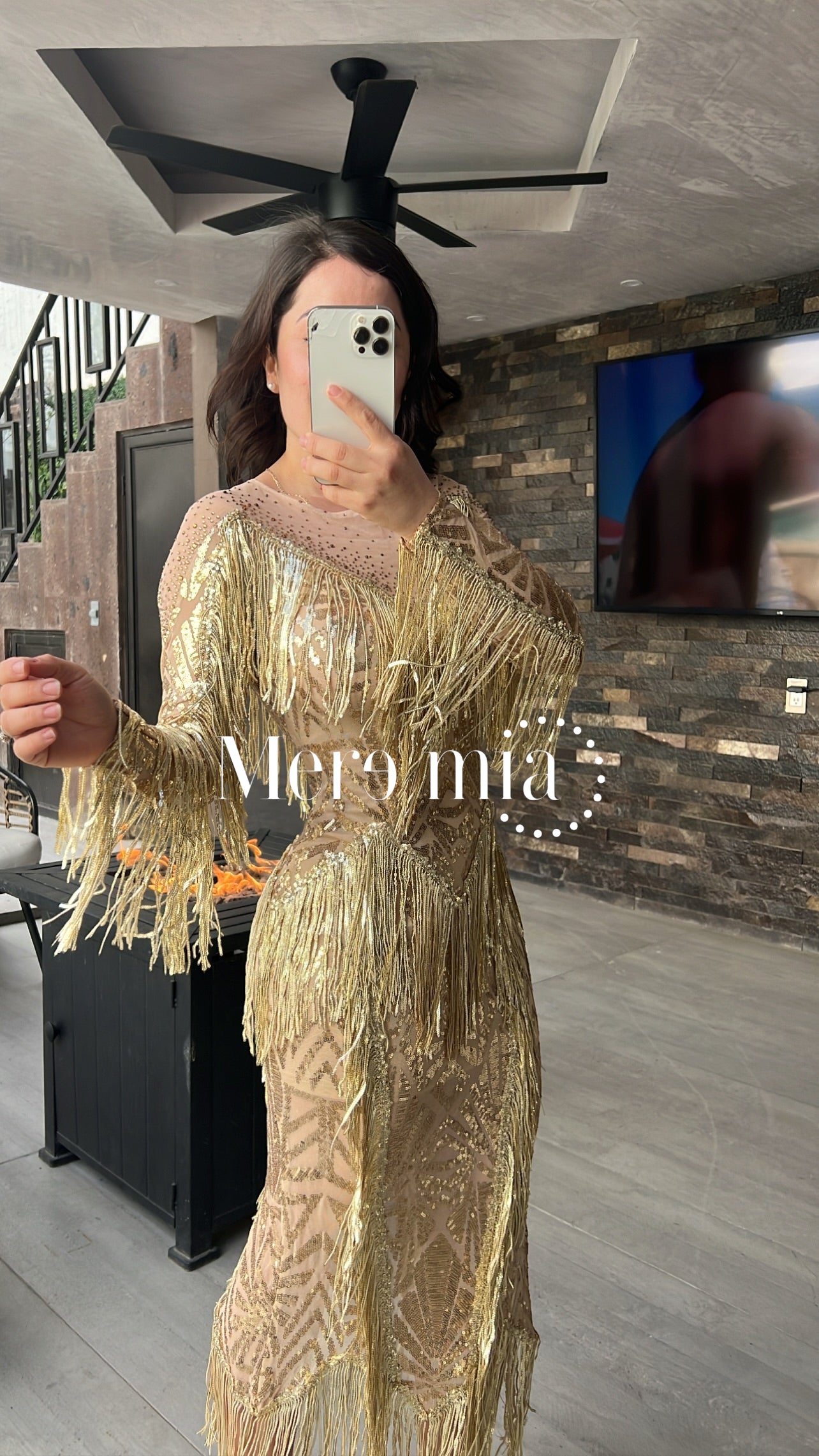 VESTIDO YOU READY · DORADO